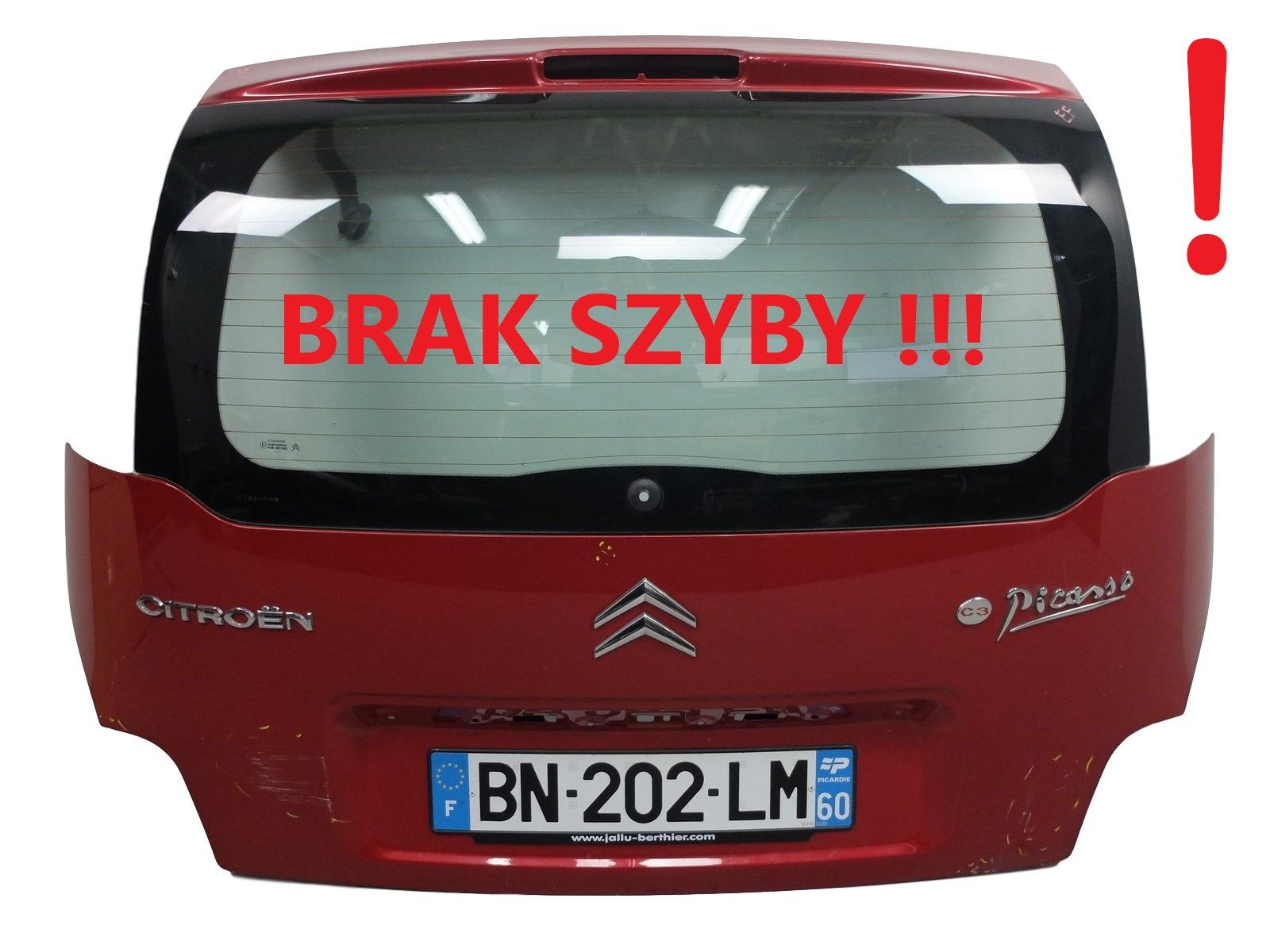 Tavaratilan luukku Citroen C3 Picasso main product photo