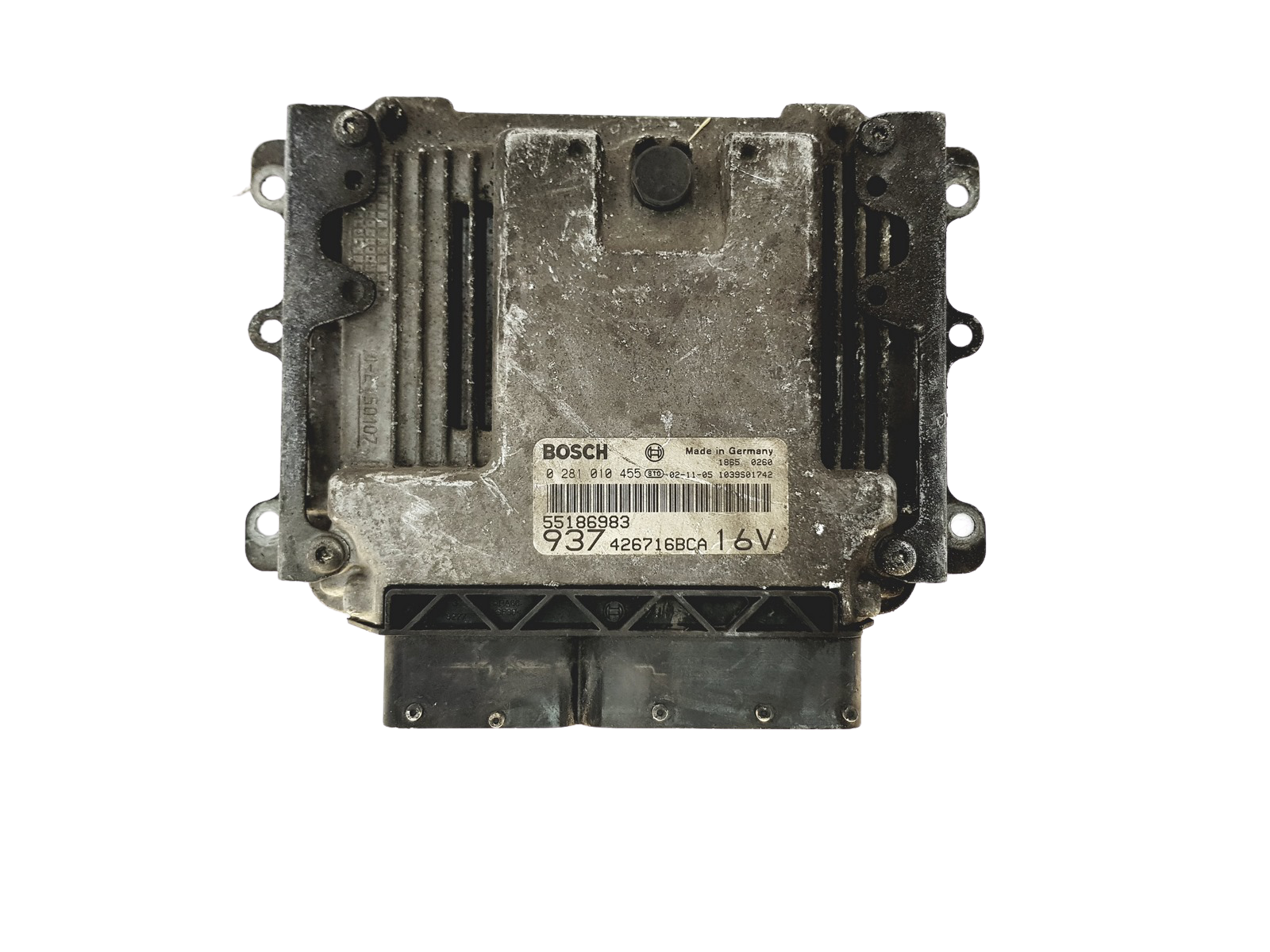 Ohjausyksikkö Alfa Romeo 55186983 0281010455 Bosch 26356 main product photo