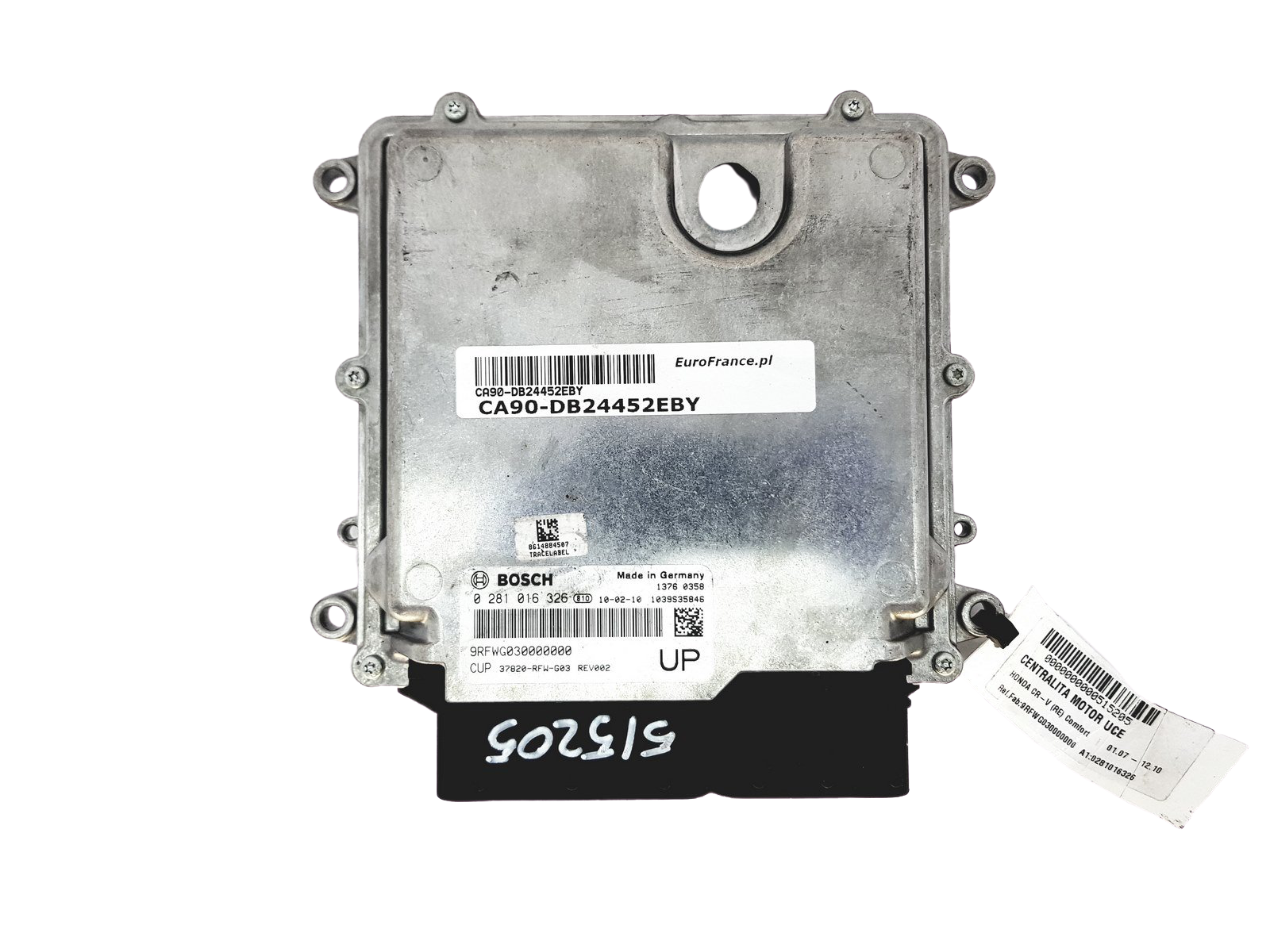 Ohjausyksikkö 0281016326 37820-RFW-G03 Honda Bosch main product photo