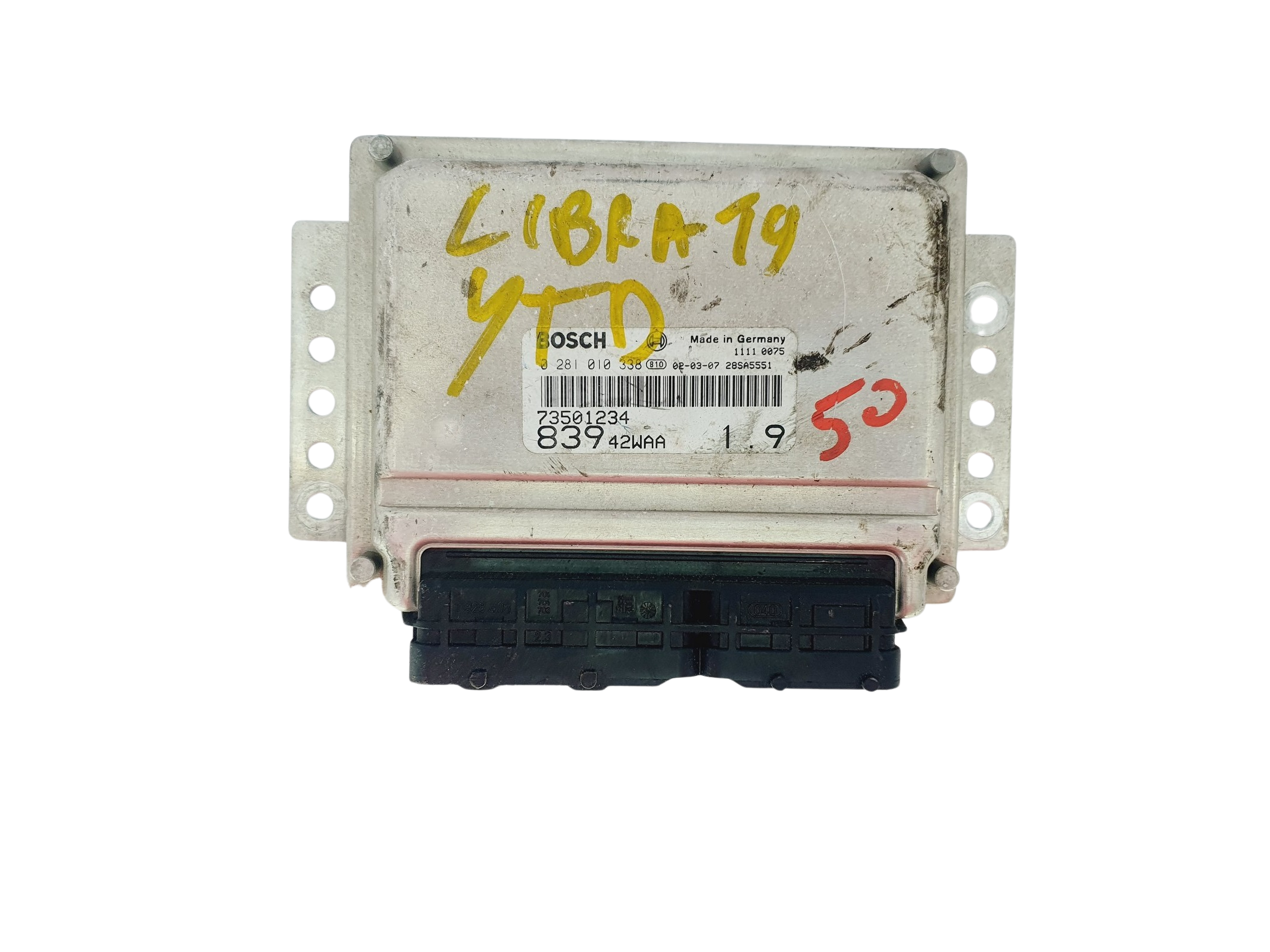 Ohjausyksikkö 73501234 0281010338 83942WAA Lancia Bosch 46977 main product photo