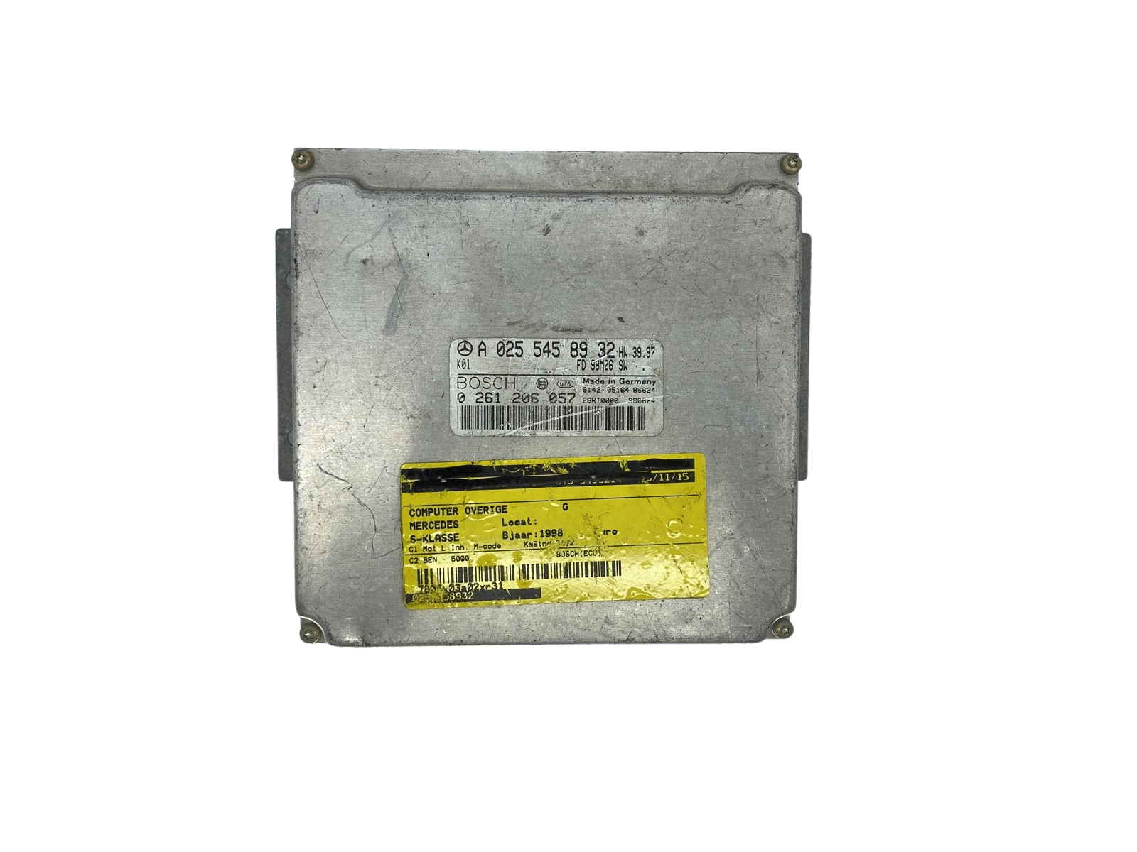 Ohjausyksikkö A0255458932 0261206057 Mercedes Bosch main product photo