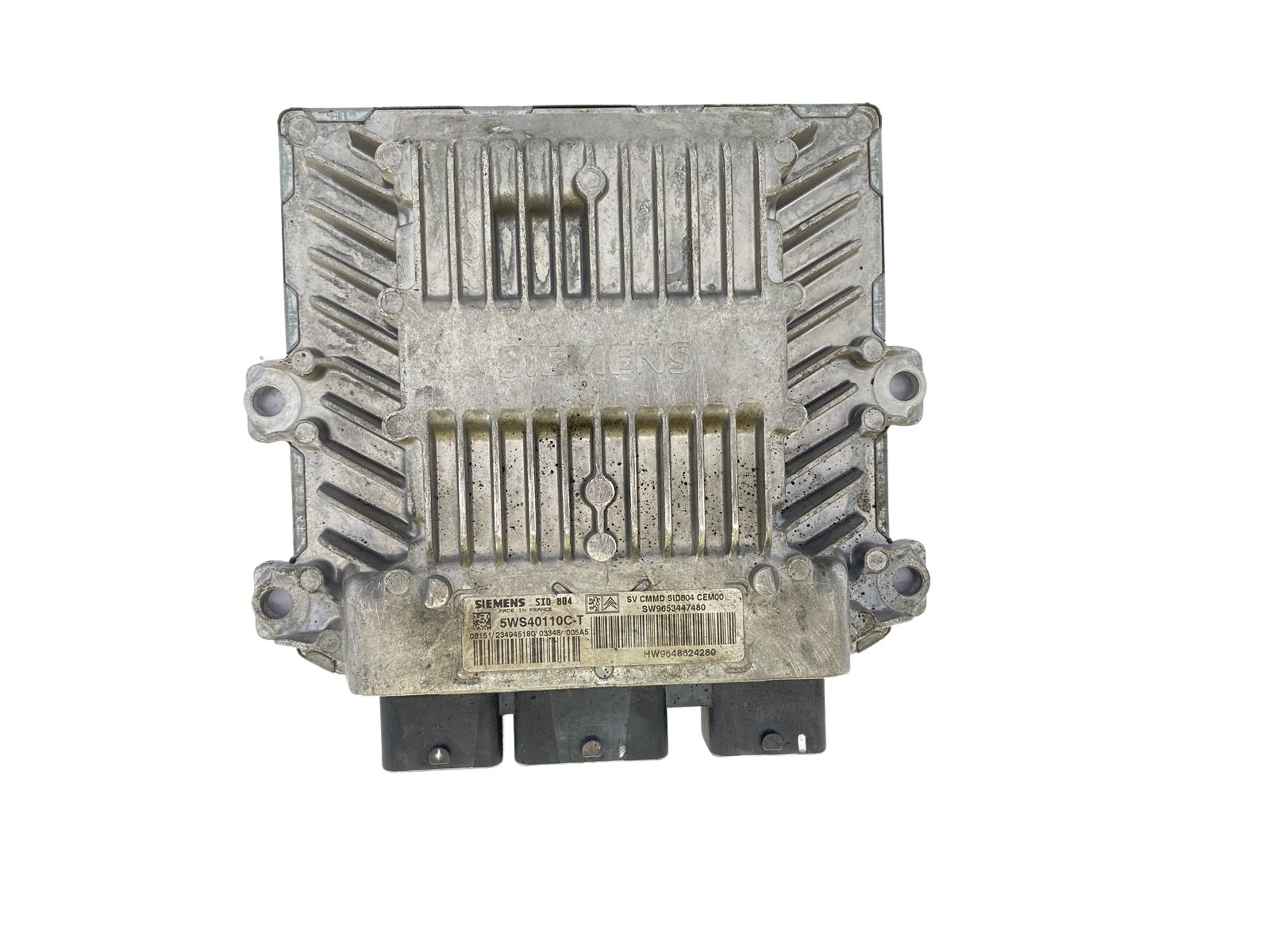 Ohjausyksikkö 9653447480 9648624280 5WS40110C-T PSA Siemens 60321 main product photo