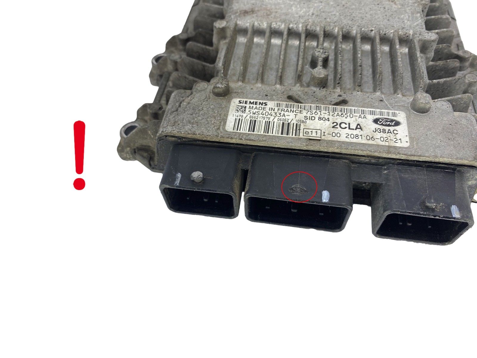 Ohjausyksikkö 7S61-12A650-AA 5WS40433A-T SID 804 Ford Siemens 61590 main product photo