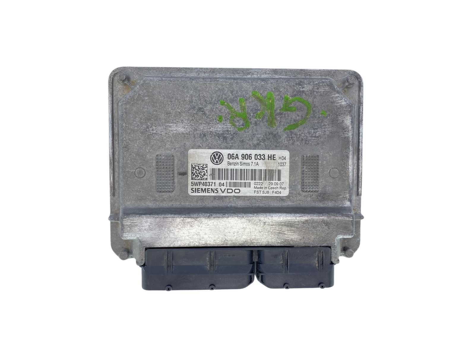 Ohjausyksikkö 06A906033HE 5WP40371 04 Seat Siemens main product photo