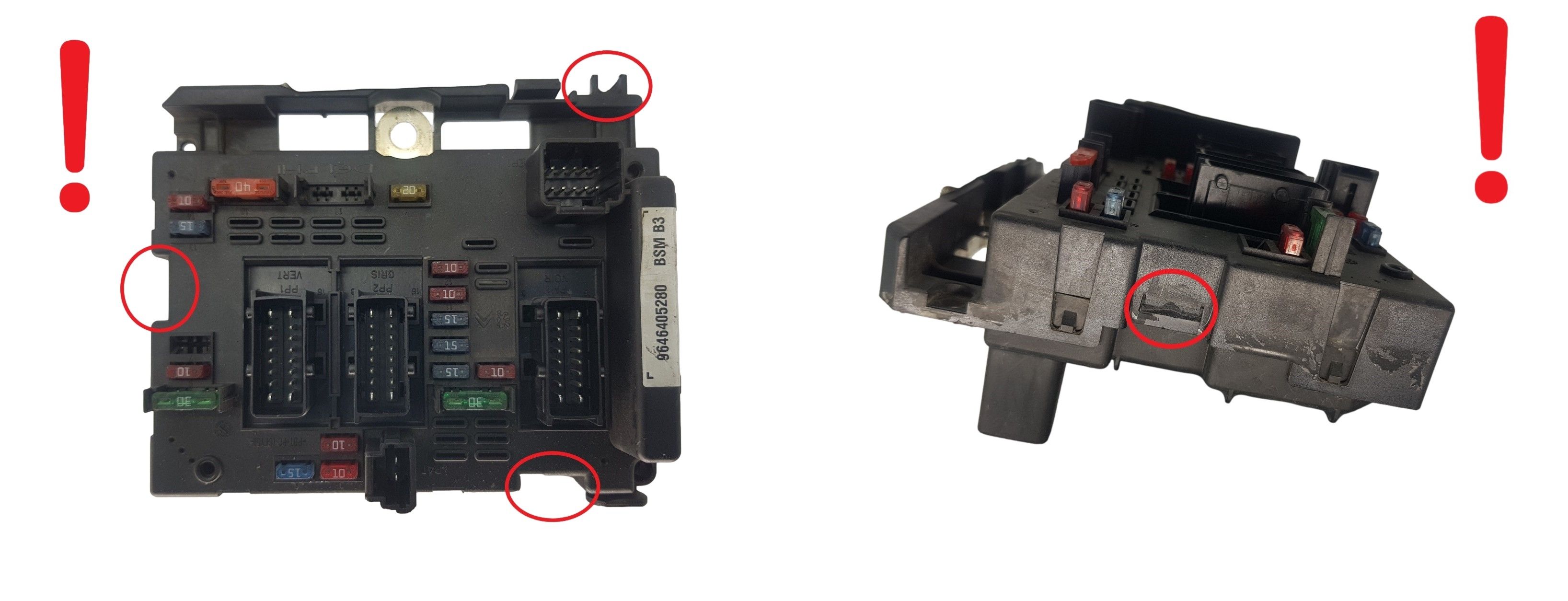 Ohjausyksikkö BSM B3 9646405280 PSA Delphi 2099 main product photo