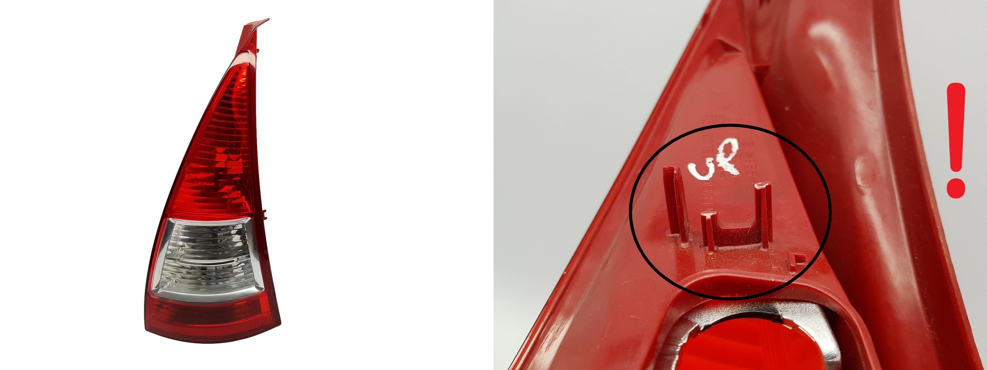 Valaisin Oikea Taka 6351X5 Citroen C3 Axo Scintex main product photo