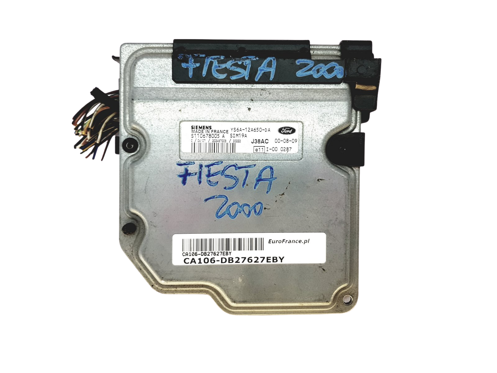 Ohjausyksikkö S110678005A YS6A-12A650-DA SIM19A Ford Siemens 27627 main product photo