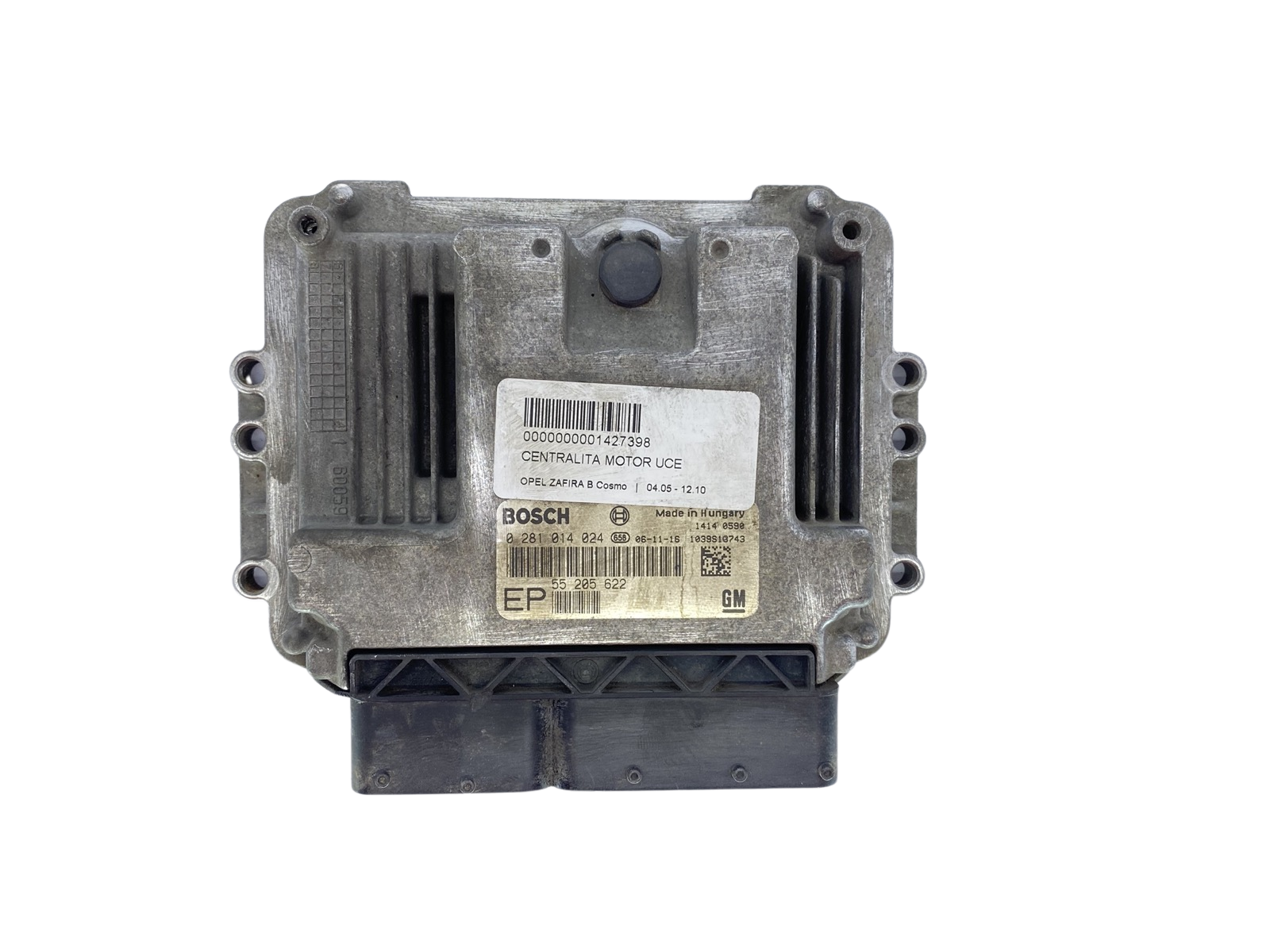 Moottorin Ohjausyksikkö 55205622EP 0281014024 Opel Bosch 62515 main product photo