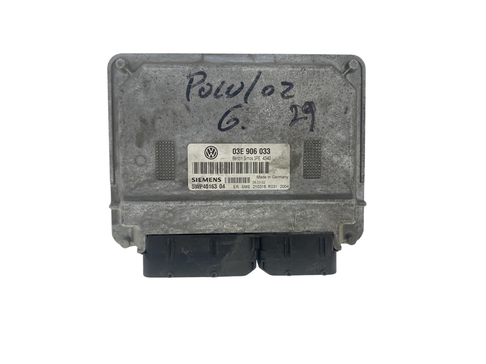 Ohjausyksikkö 03E906033 5WP40163 04 VW Siemens 51851 main product photo