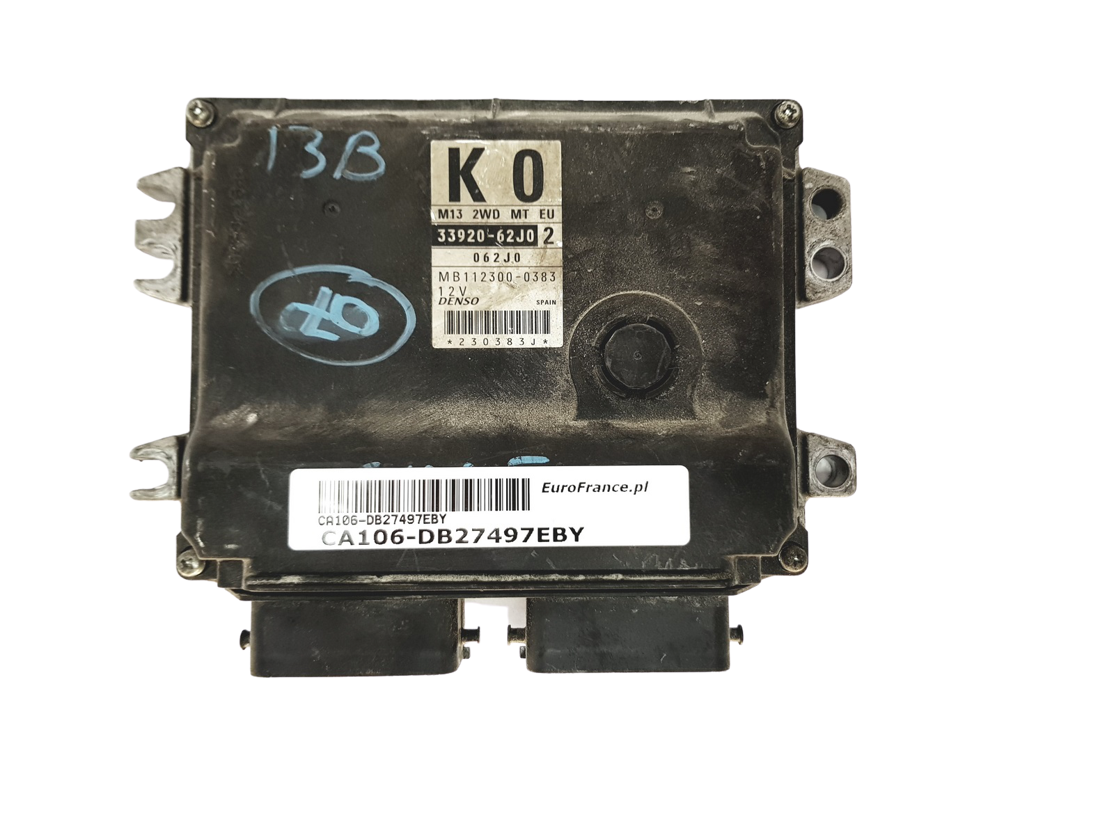 Ohjausyksikkö Suzuki 33920-62J02 MB112300-0383 Denso 27497 main product photo