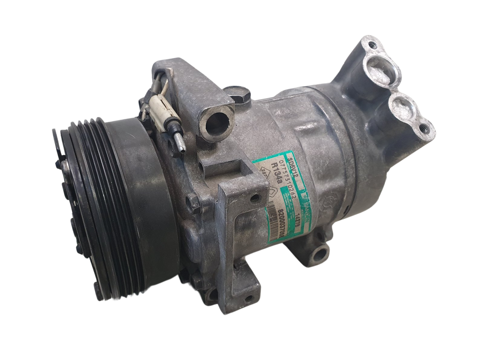 Ilmastoinnin Kompressori 8200037058 1,2 Renault Nissan Sanden SD6v12 1427B main product photo