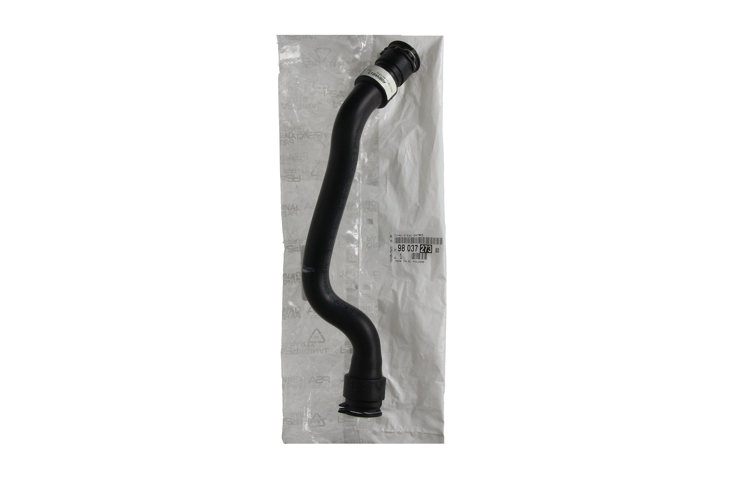 Jäähdytysnesteen letku Alkuperäinen 9803727380 Citroen Peugeot main product photo