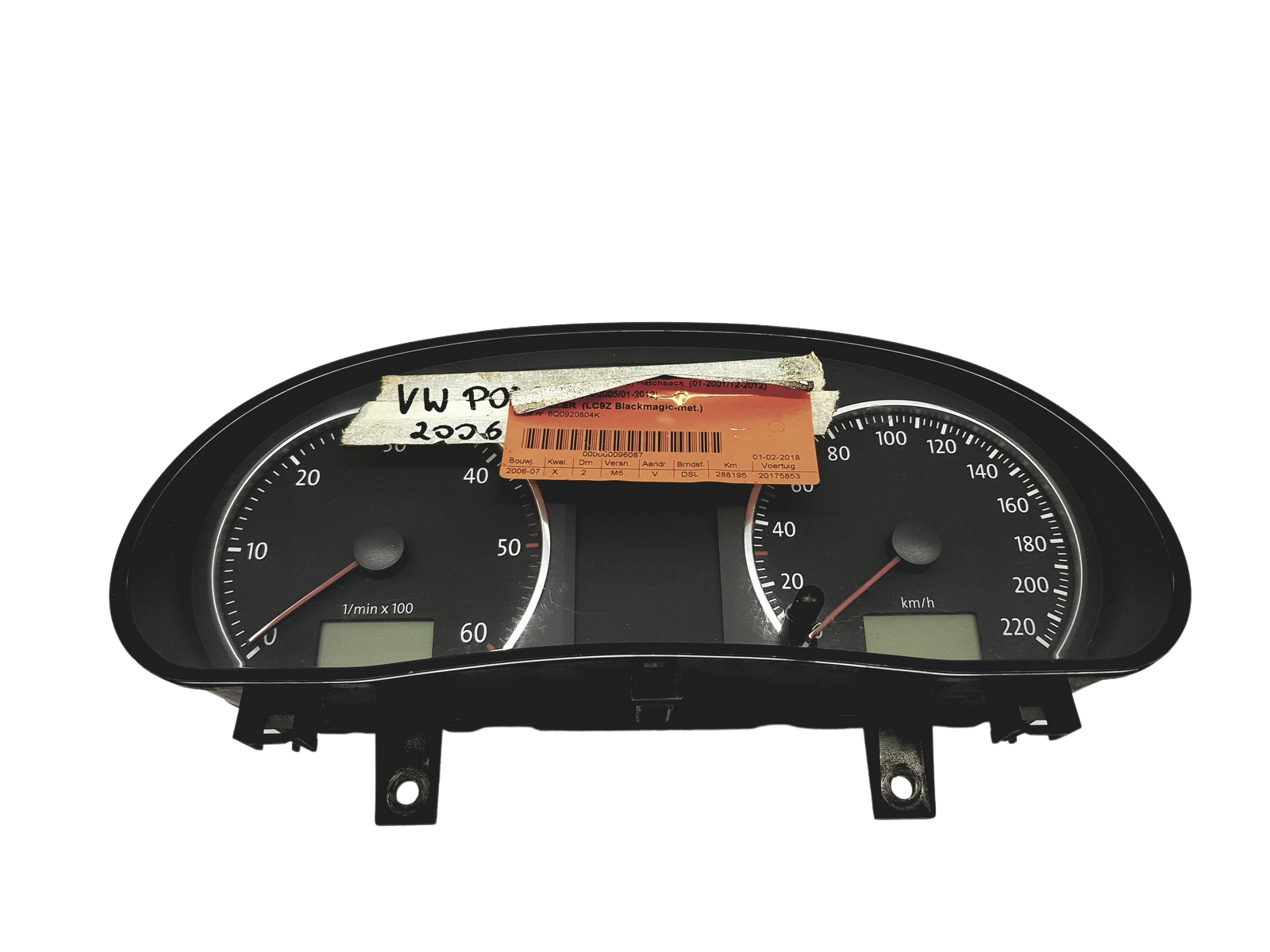 Nopeusmittari VW Polo 9N 6Q0920804K 110080320038 53483 main product photo