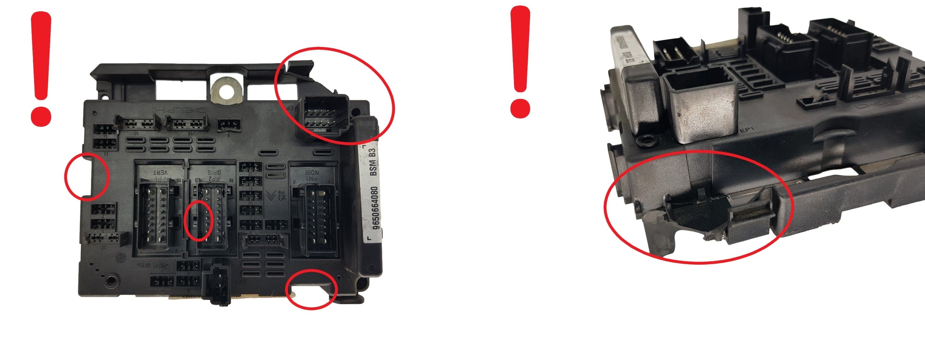 Ohjausyksikkö BSM B3 9650664080 PSA Delphi 2139 main product photo