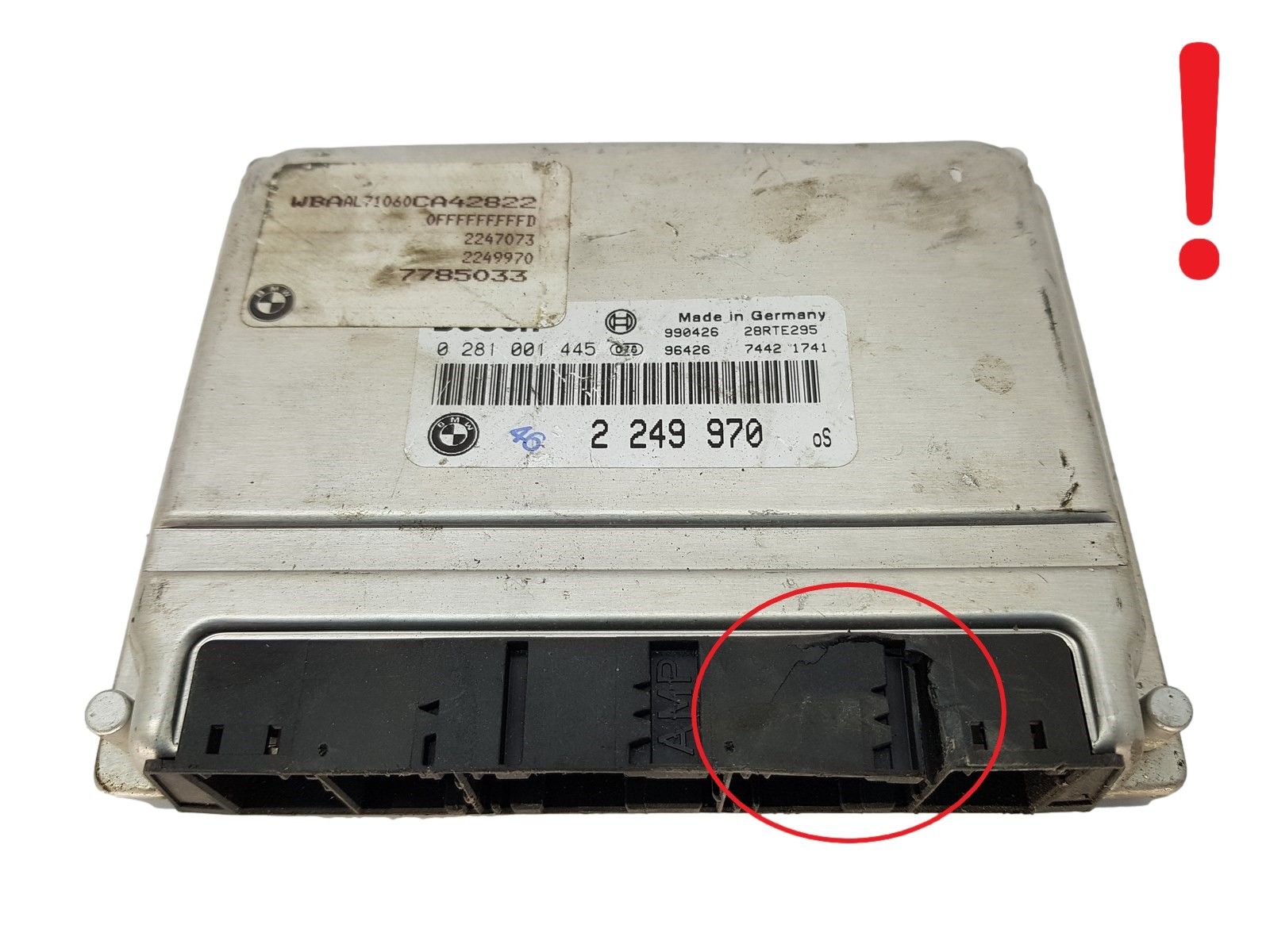 Ohjausyksikkö BMW 2249970 0281001445 Bosch 15218 main product photo