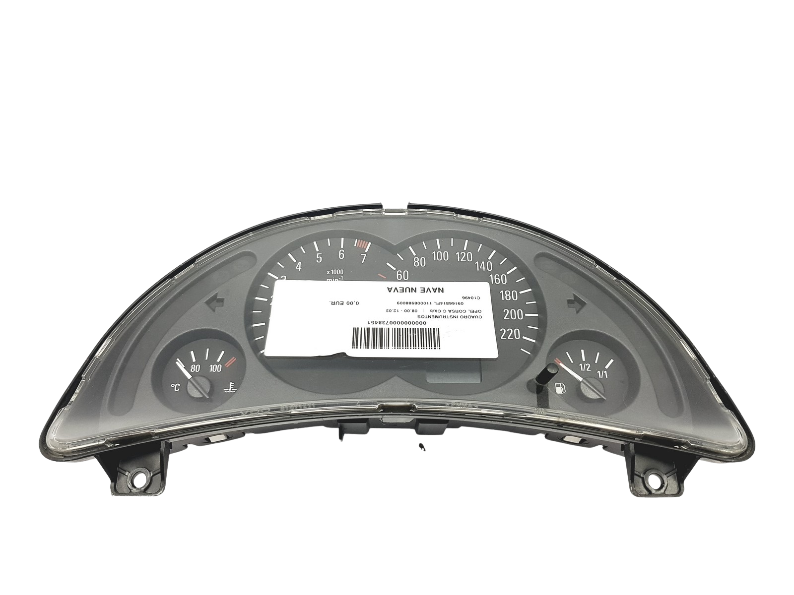 Kierroslukumittari Opel Corsa C 09166814FL 110008988009 55557 main product photo