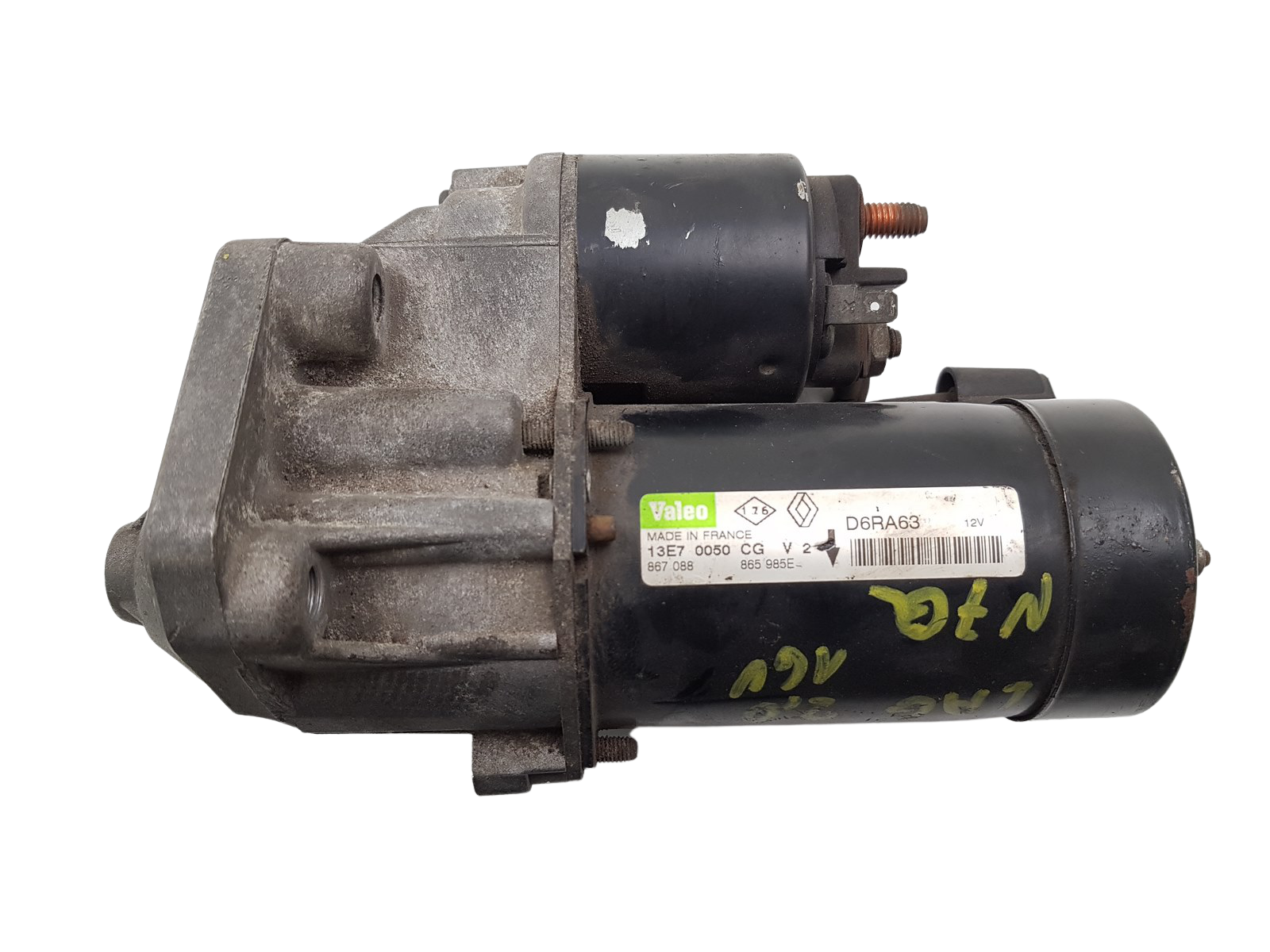 Käynnistin Renault Volvo 7700865985 D6RA63 1.6 Valeo main product photo