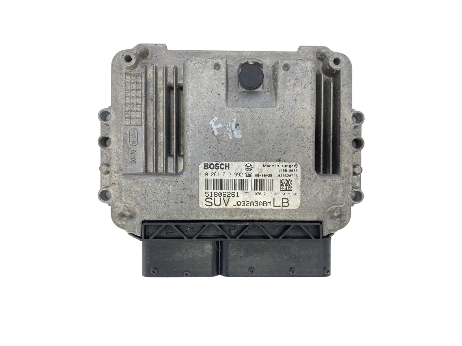 Ohjausyksikkö 0281012992 51806261 JQ32A3ABM Fiat Bosch 54150 main product photo