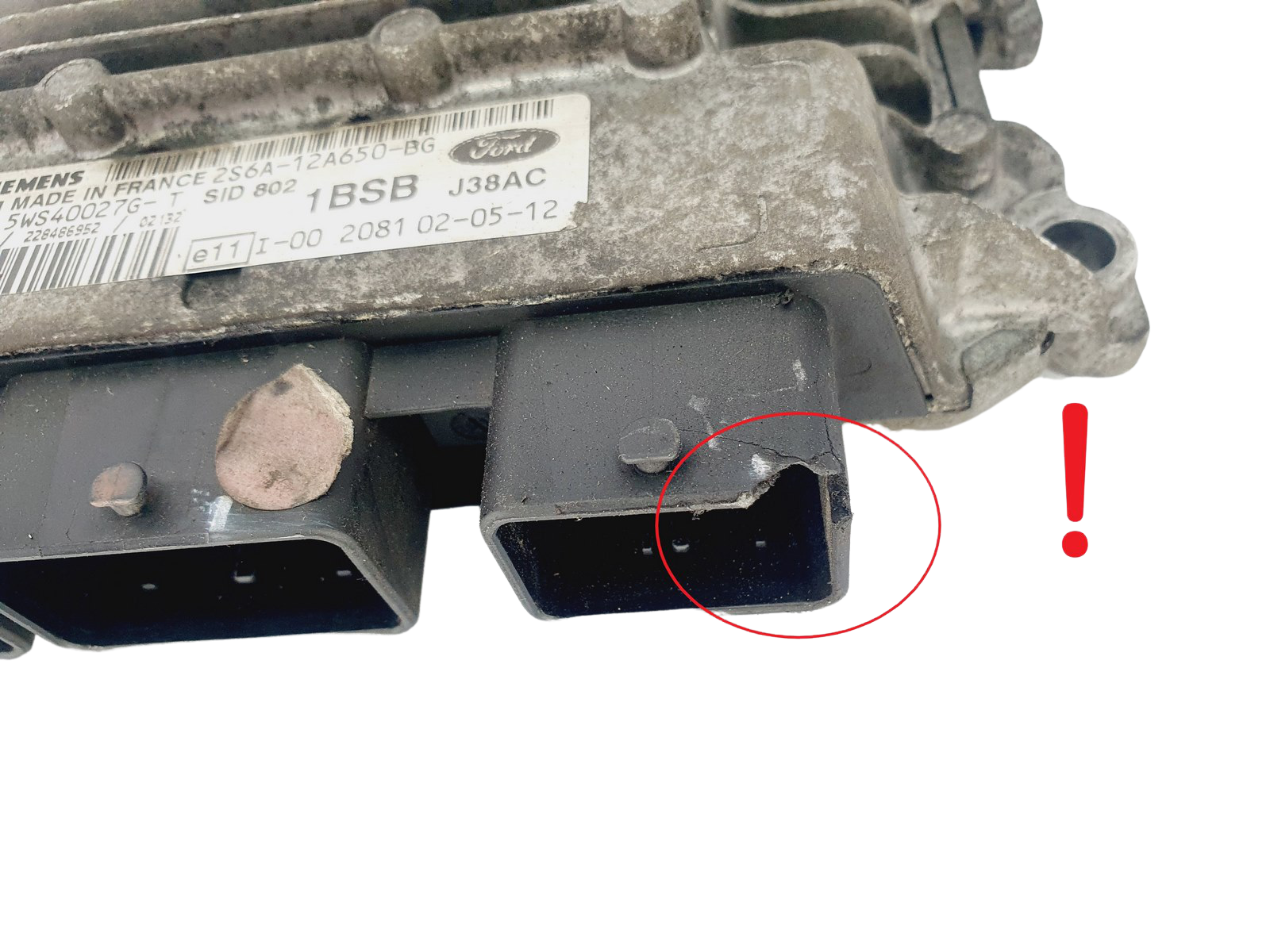 Ohjausyksikkö 2S6A-12A650-BG 5WS40027G-T SID 802 Ford Siemens 45627 main product photo
