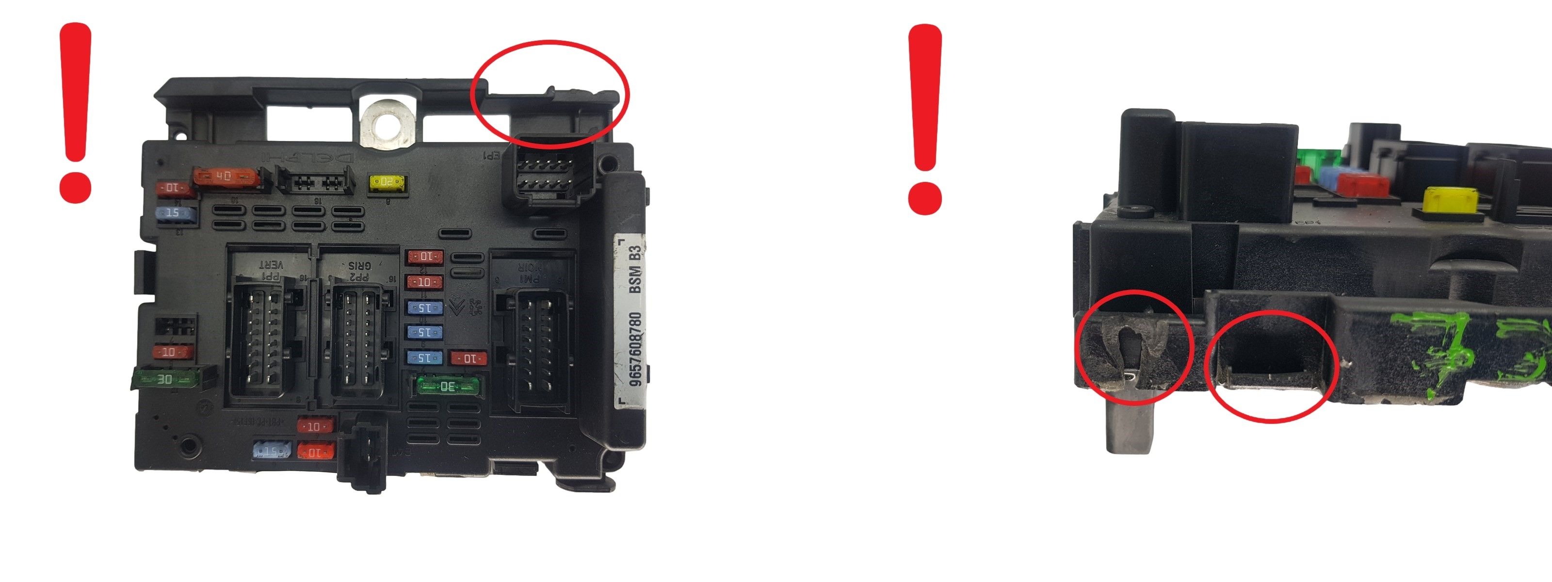 Ohjausyksikkö BSM B3 9657608780 PSA Delphi 2097 main product photo