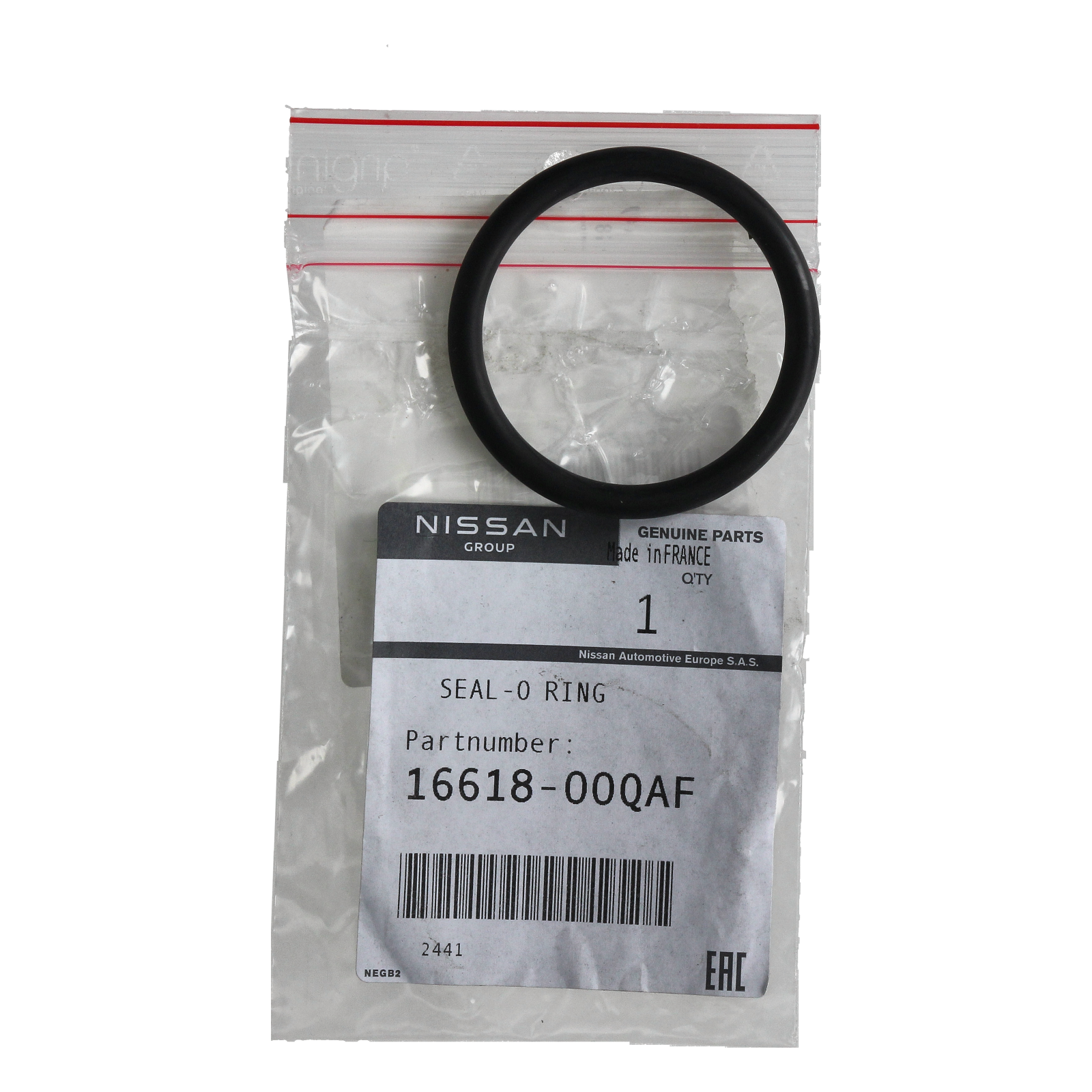 Tiiviste, tiiviste Alkuperäinen 1661800QAF 7701049896 Renault Nissan main product photo