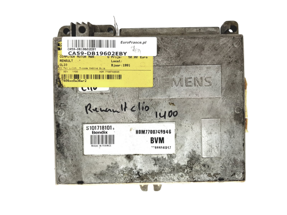 Ohjausyksikkö Renault 7700749946 S101718101B Siemens main product photo