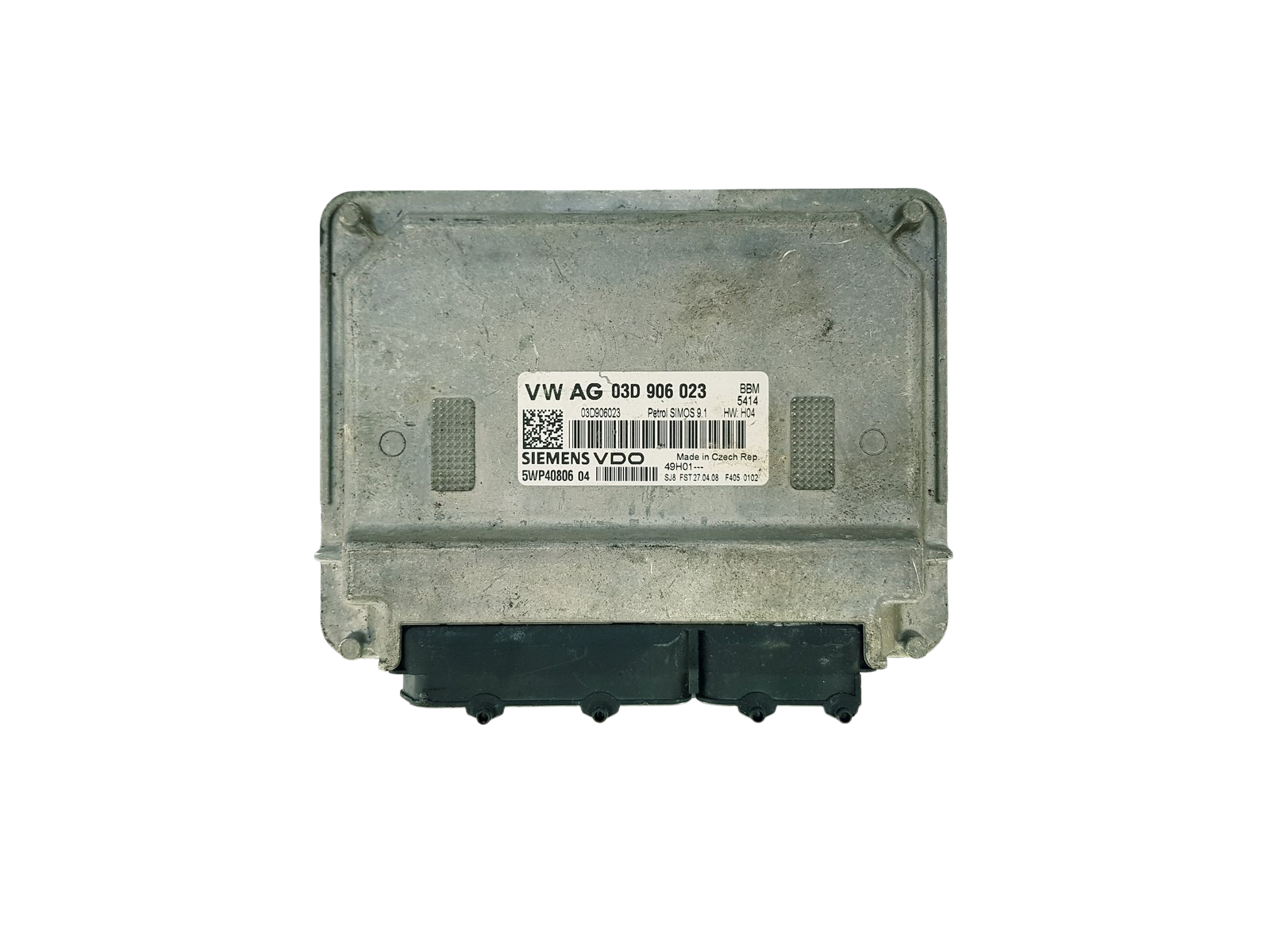 Ohjausyksikkö 03D906023 5WP40806 04 VW SEAT SKODA Siemens 34035 main product photo