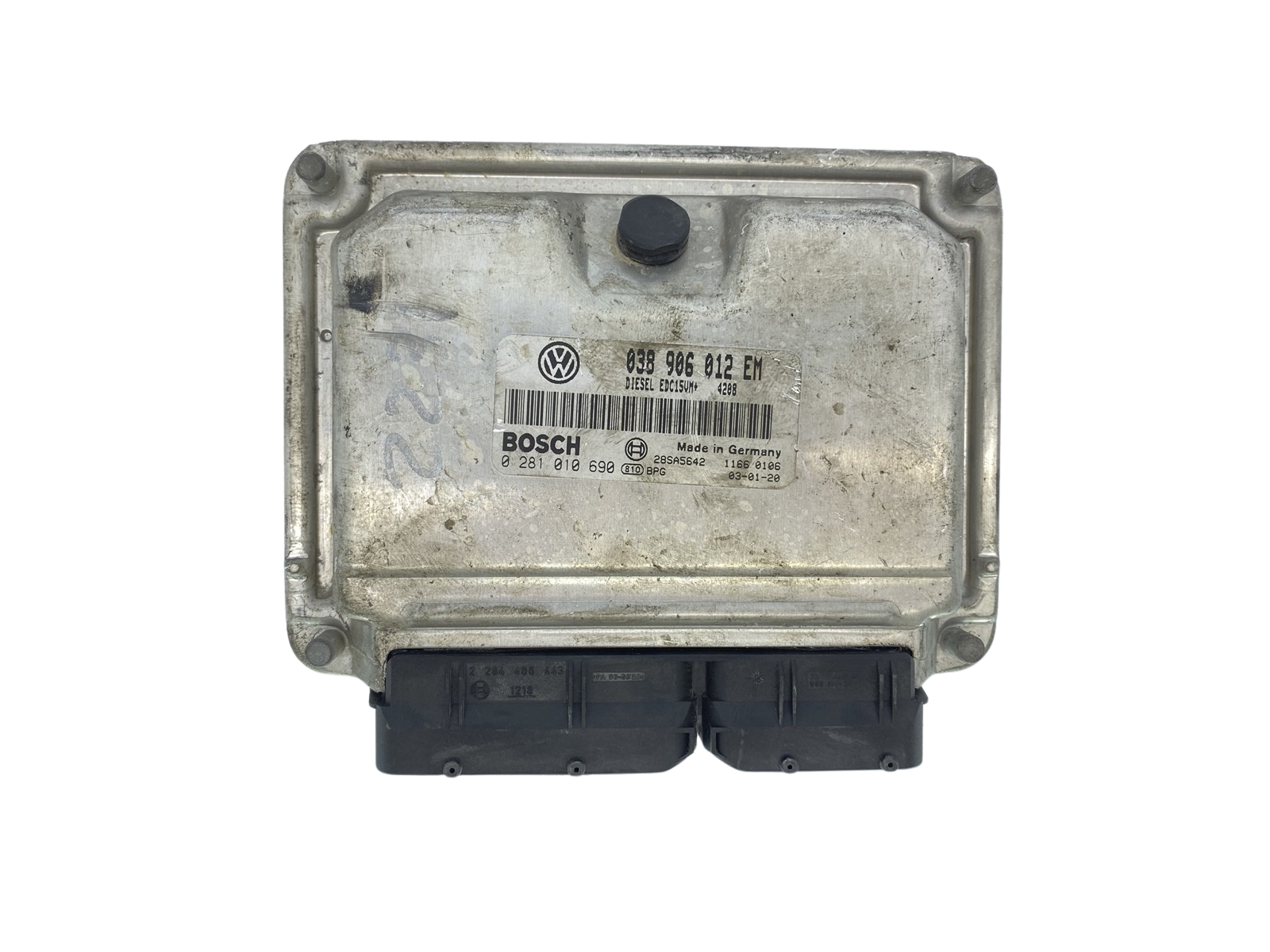 Ohjausyksikkö 038906012EM 0281010690 Seat Bosch 63851 main product photo