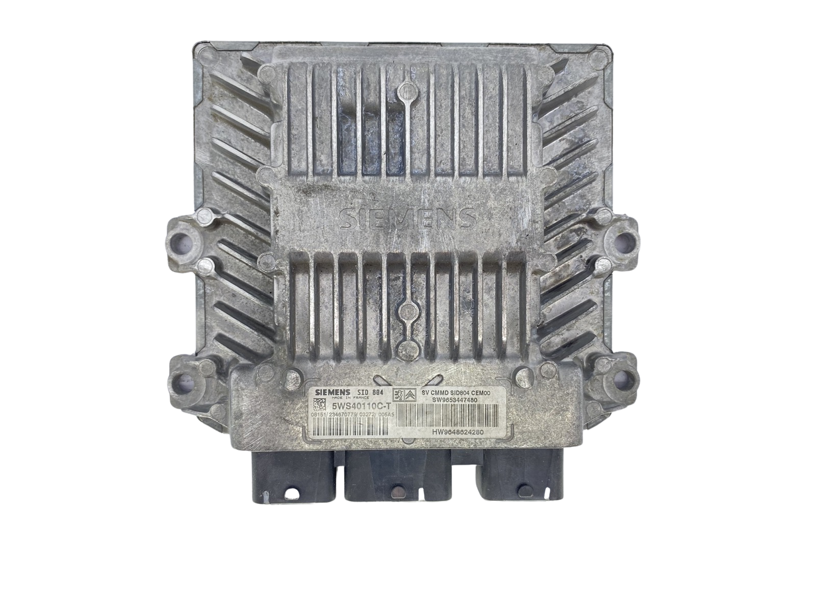 Ohjausyksikkö 9653447480 9648624280 5WS40110C-T PSA Siemens 54050 main product photo