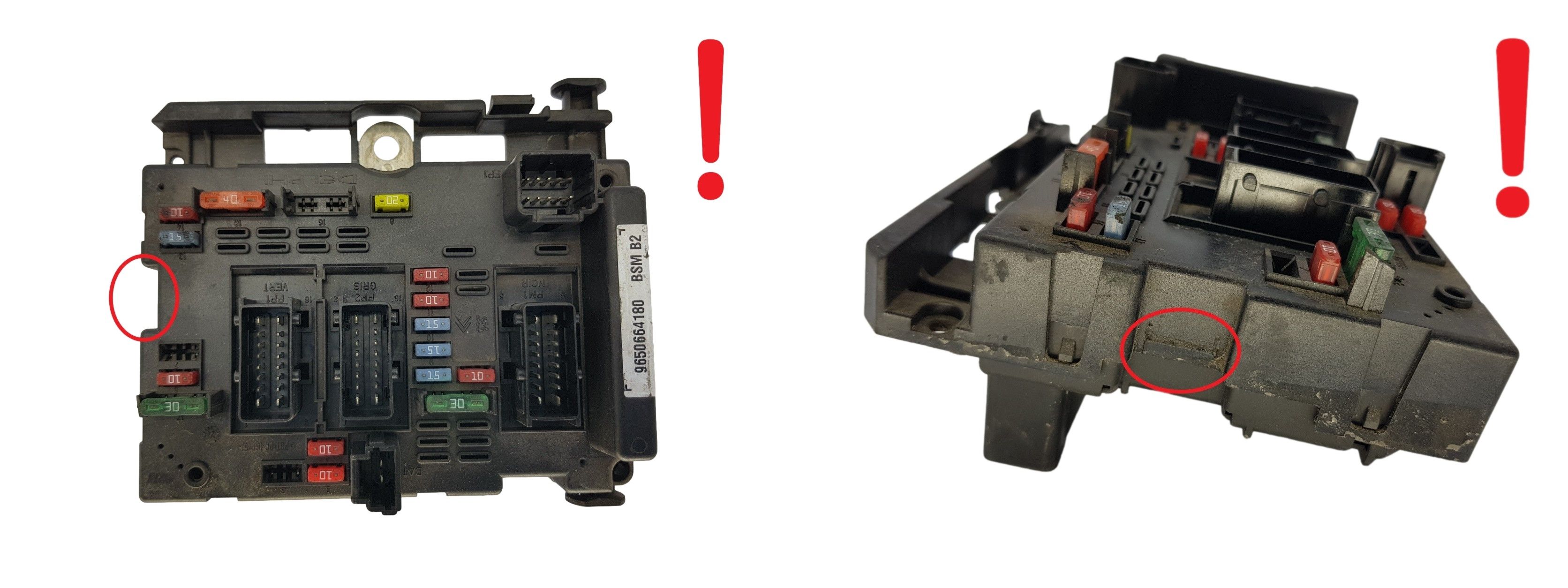 Ohjausyksikkö BSM B2 9650664180 PSA Delphi 1671 main product photo