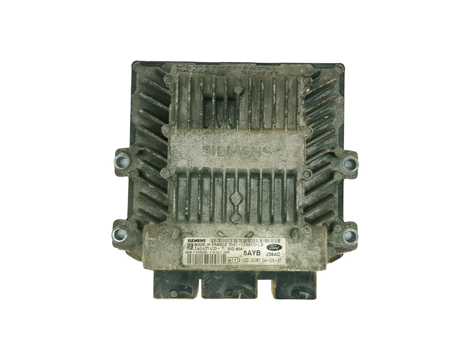 Ohjausyksikkö 3S61-12A650-LB 5WS40140D-T SID 804 Ford Siemens 33010 main product photo