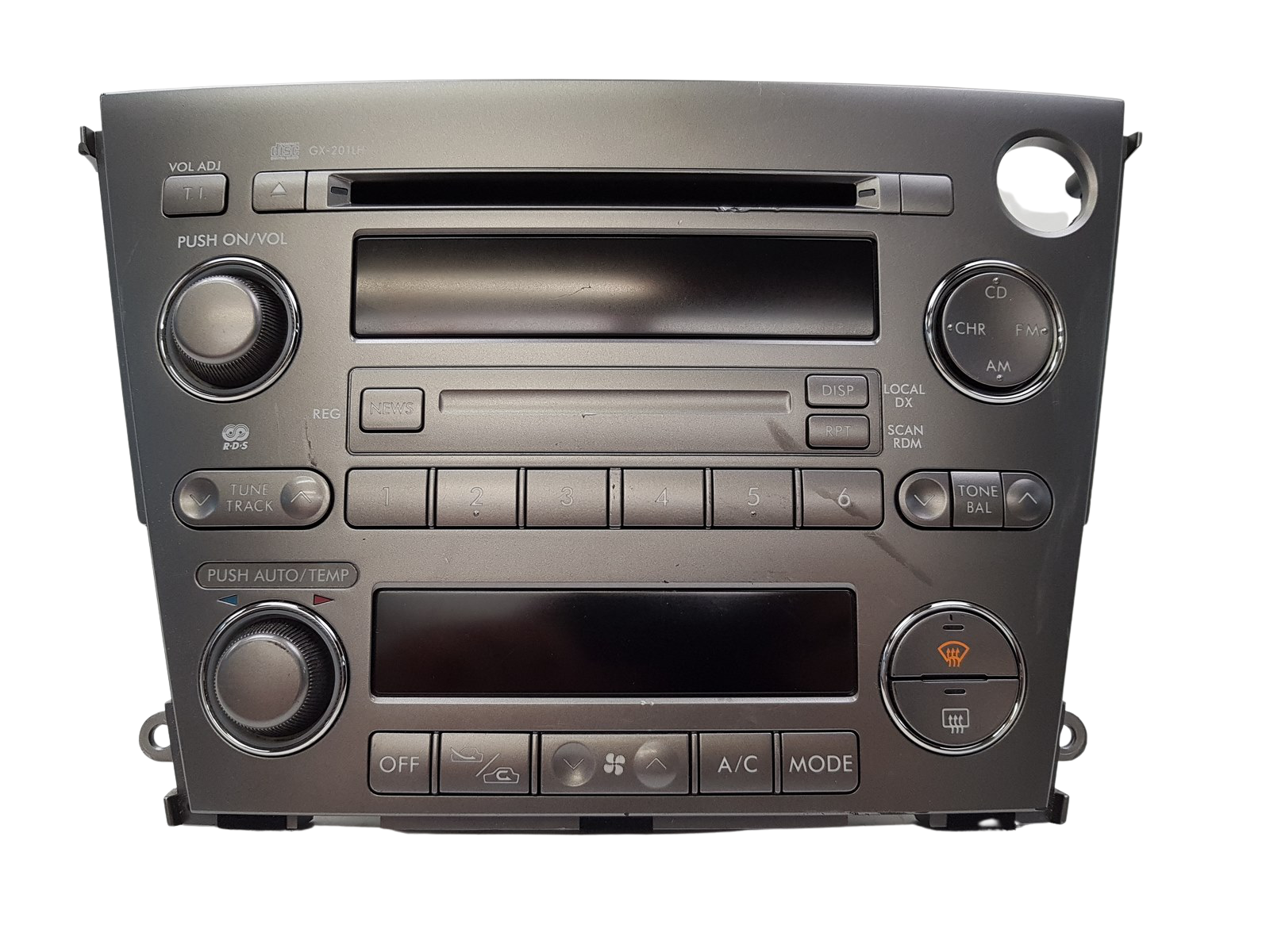 Radio-CD-soitin Subaru GX-201LHF2 86201AG430 main product photo