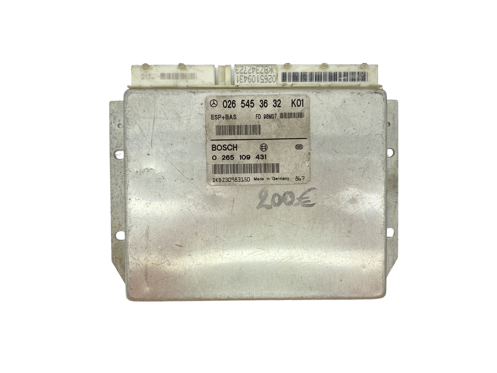 Ohjausyksikkö 0265453632K01 0265109431 Mercedes Bosch 56835 main product photo