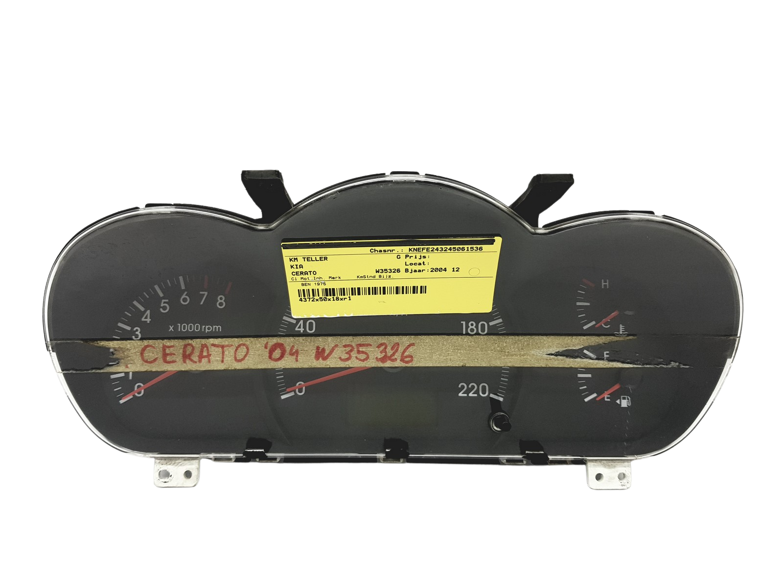 Kierroslukumittari Kia Cerato 94003-2F260 940032F260 53435 main product photo