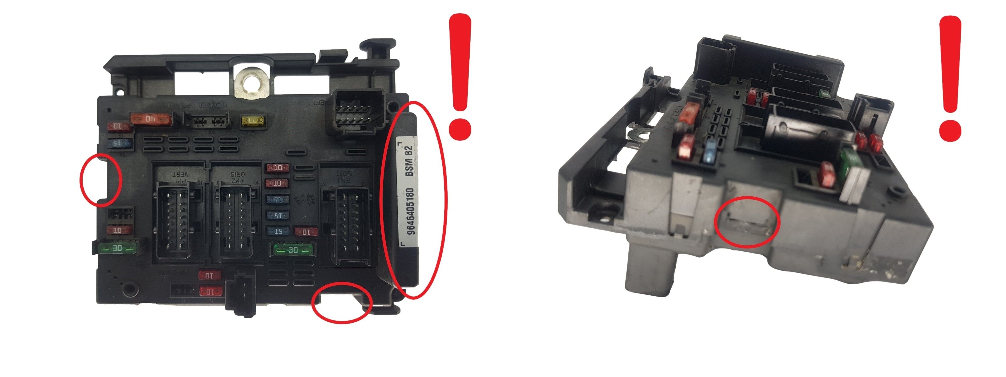 Ohjausyksikkö BSM B2 9646405180 PSA Delphi 2090 main product photo