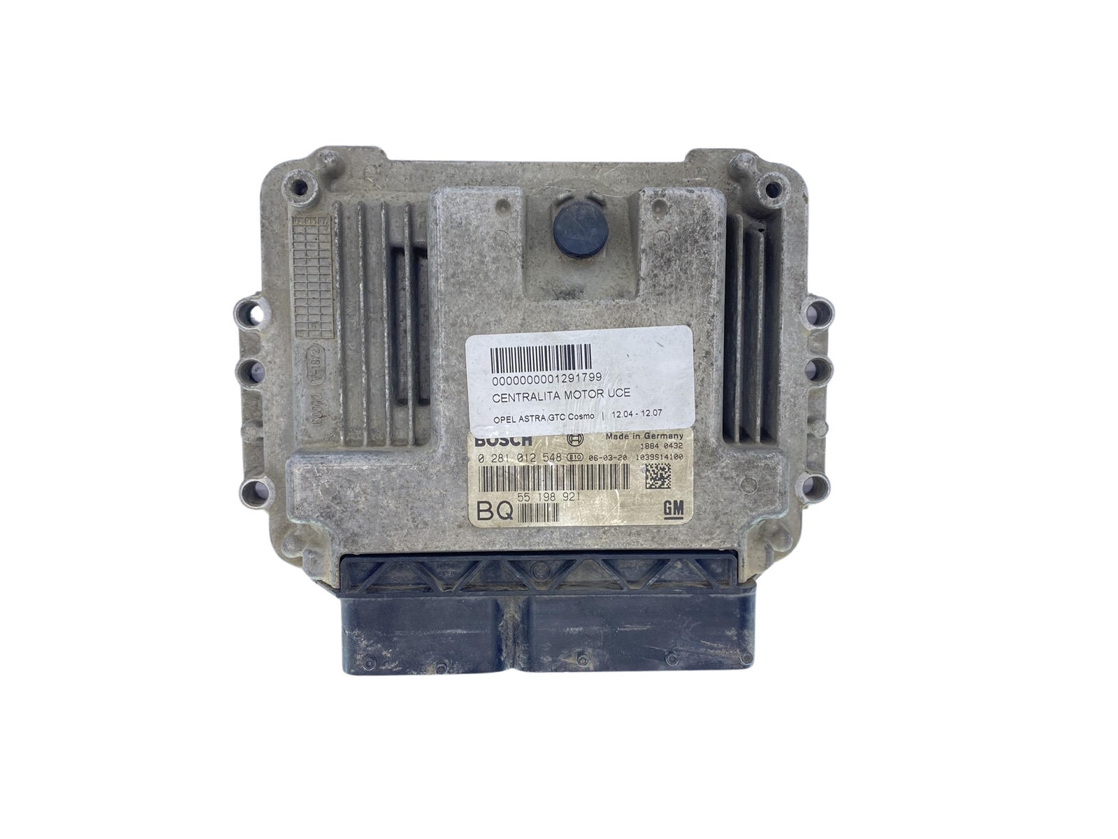 Ohjausyksikkö Opel 55198921BQ 0281012548 Bosch GM 62492 main product photo