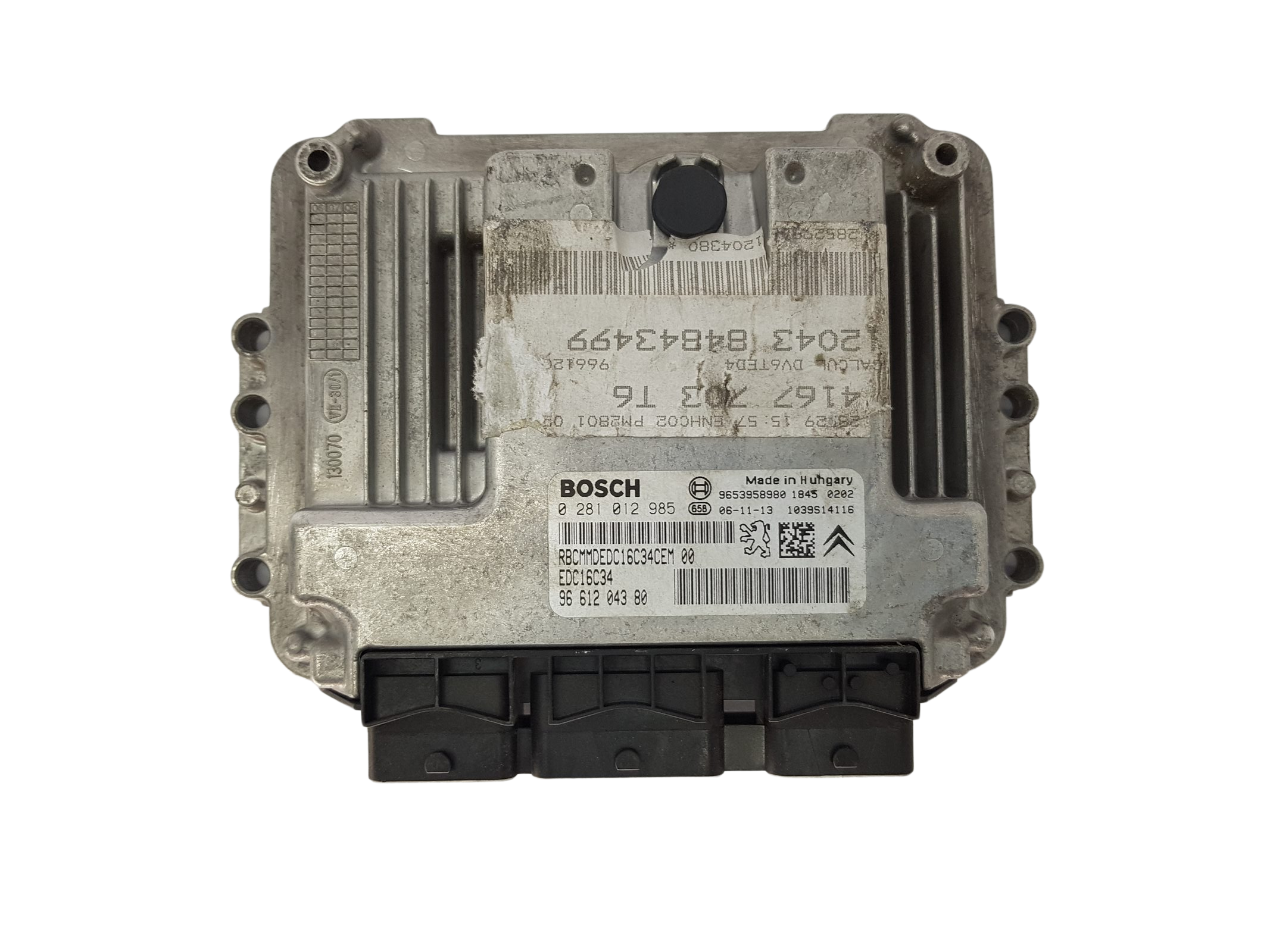 Ohjausyksikkö 0281012985 9661204380 9653958980 PSA Bosch 3649 main product photo