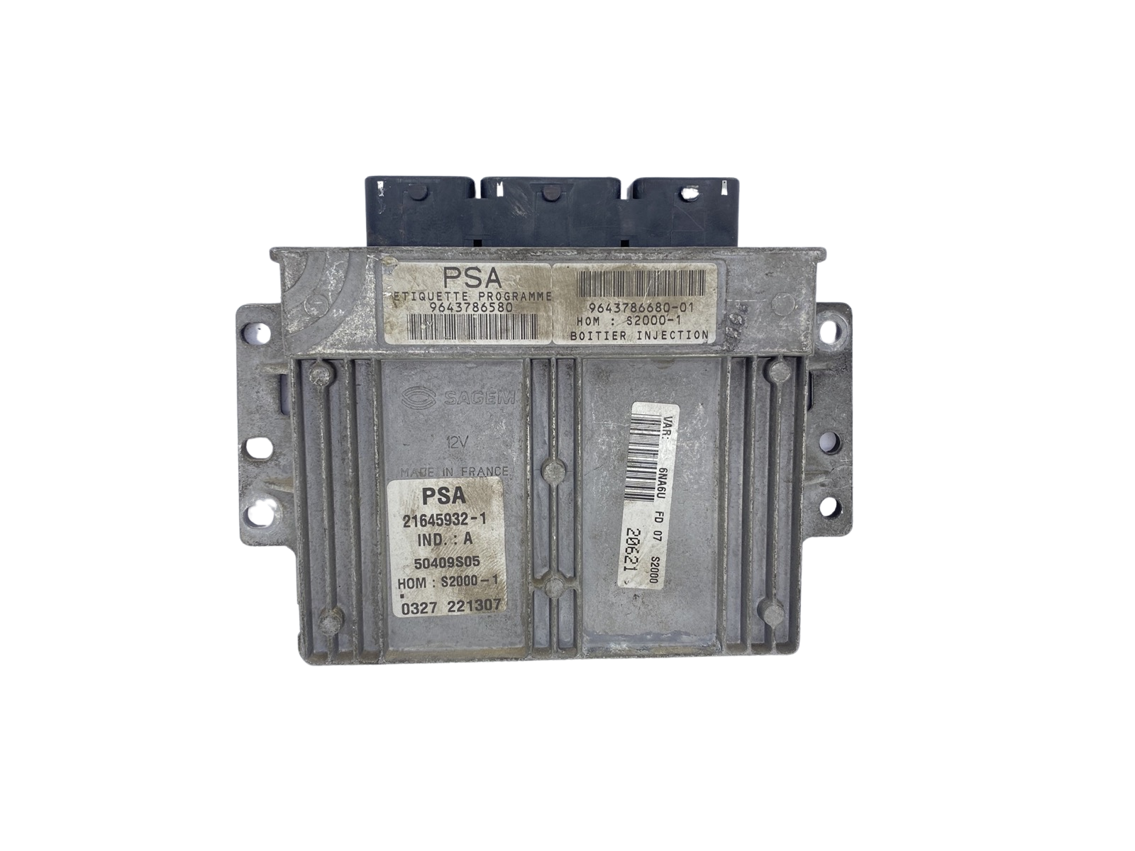 Ohjausyksikkö 9643786580 9643786680-01 21645932-1 PSA Sagem 59755 main product photo