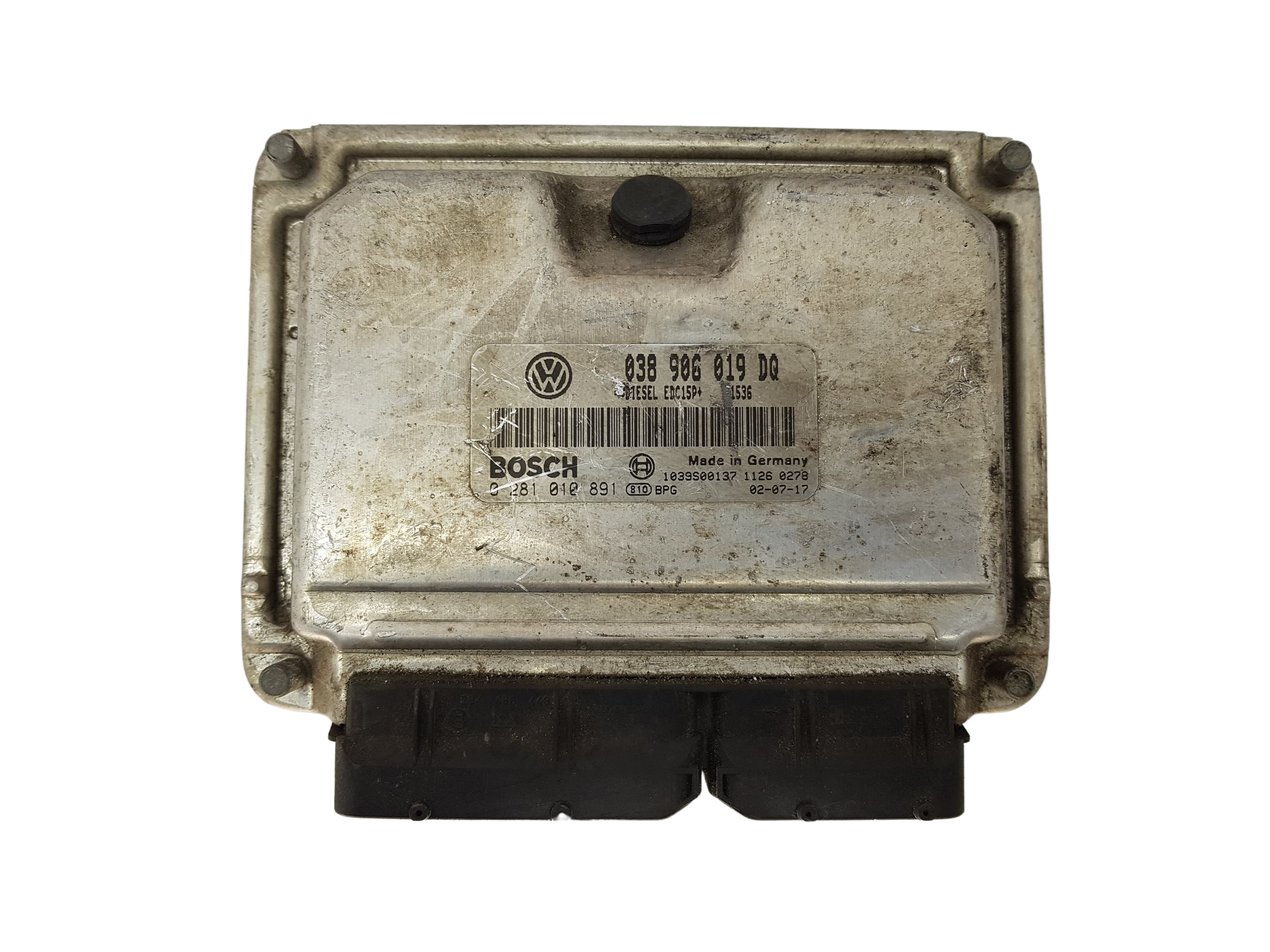 Ohjausyksikkö 038906019DQ 0281010891 VW Seat Bosch 13958 main product photo
