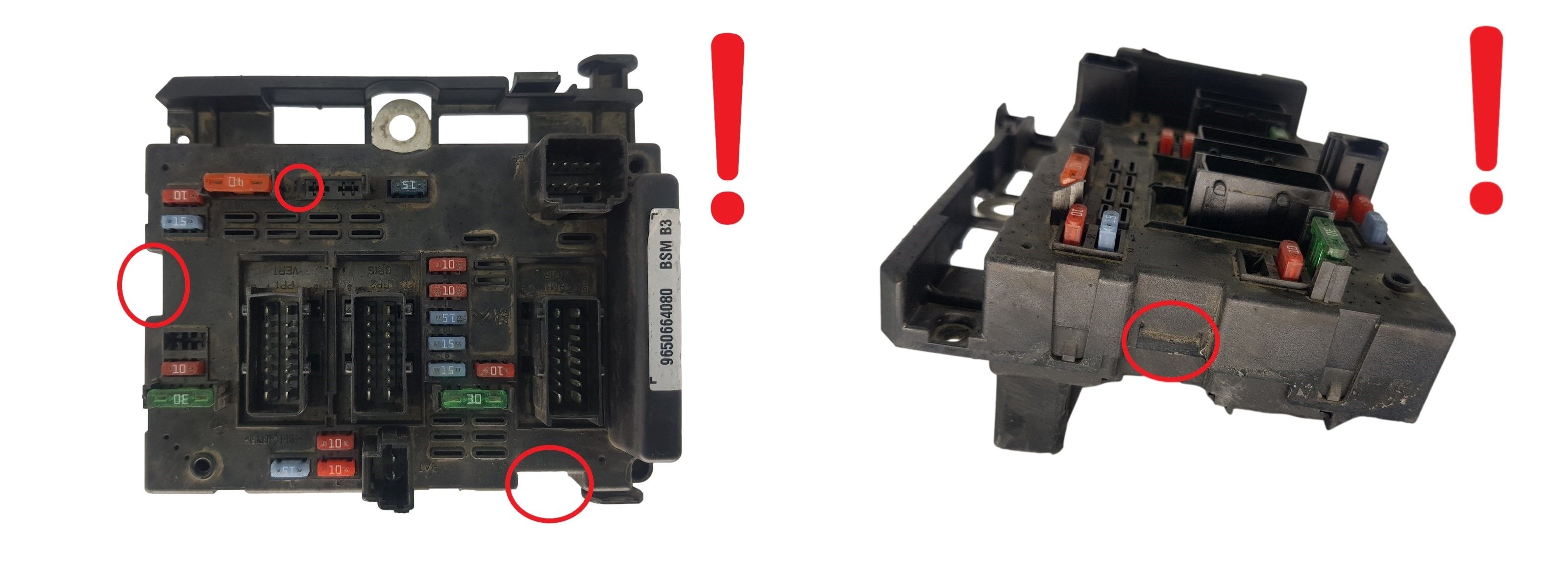 Ohjausyksikkö BSM B3 9650664080 PSA Delphi 1877 main product photo