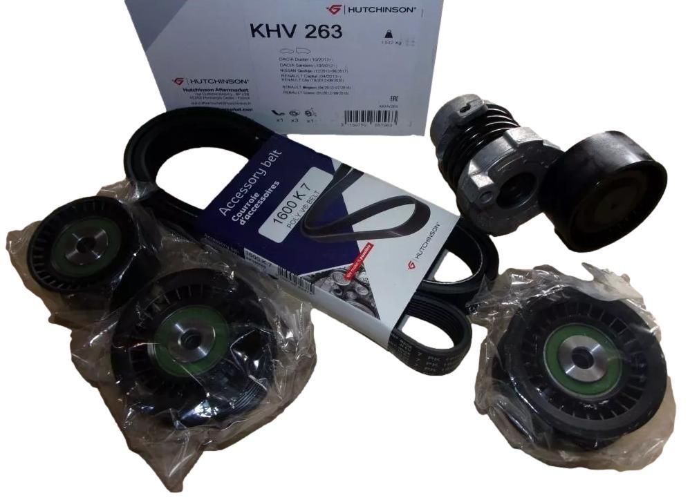 Käyttöhihnan Kiristin Tee Renault KHV263 117204083R Hutchinson main product photo