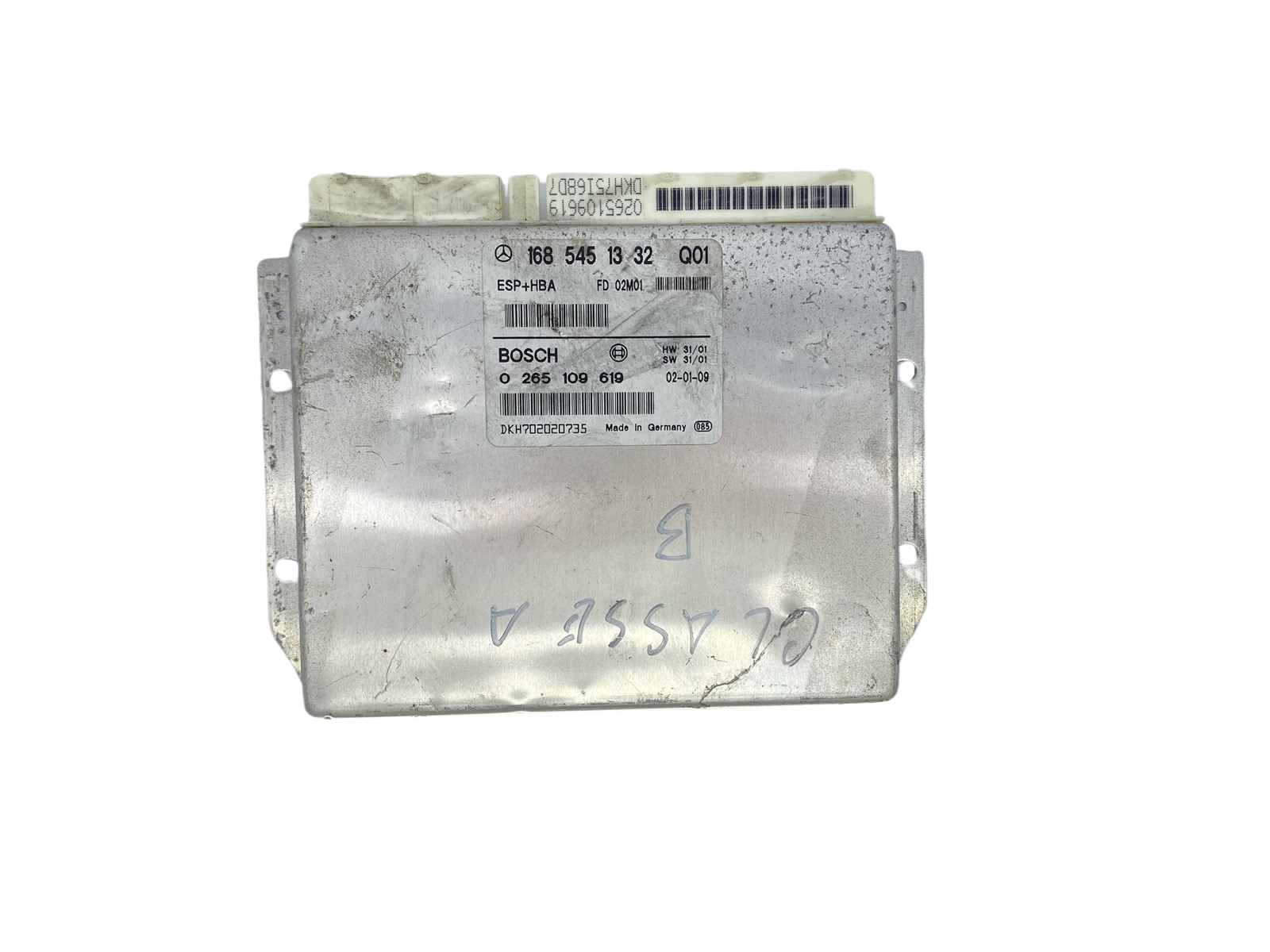 Ohjausyksikkö 1685451332Q01 0265109619 Mercedes Bosch 61385 main product photo