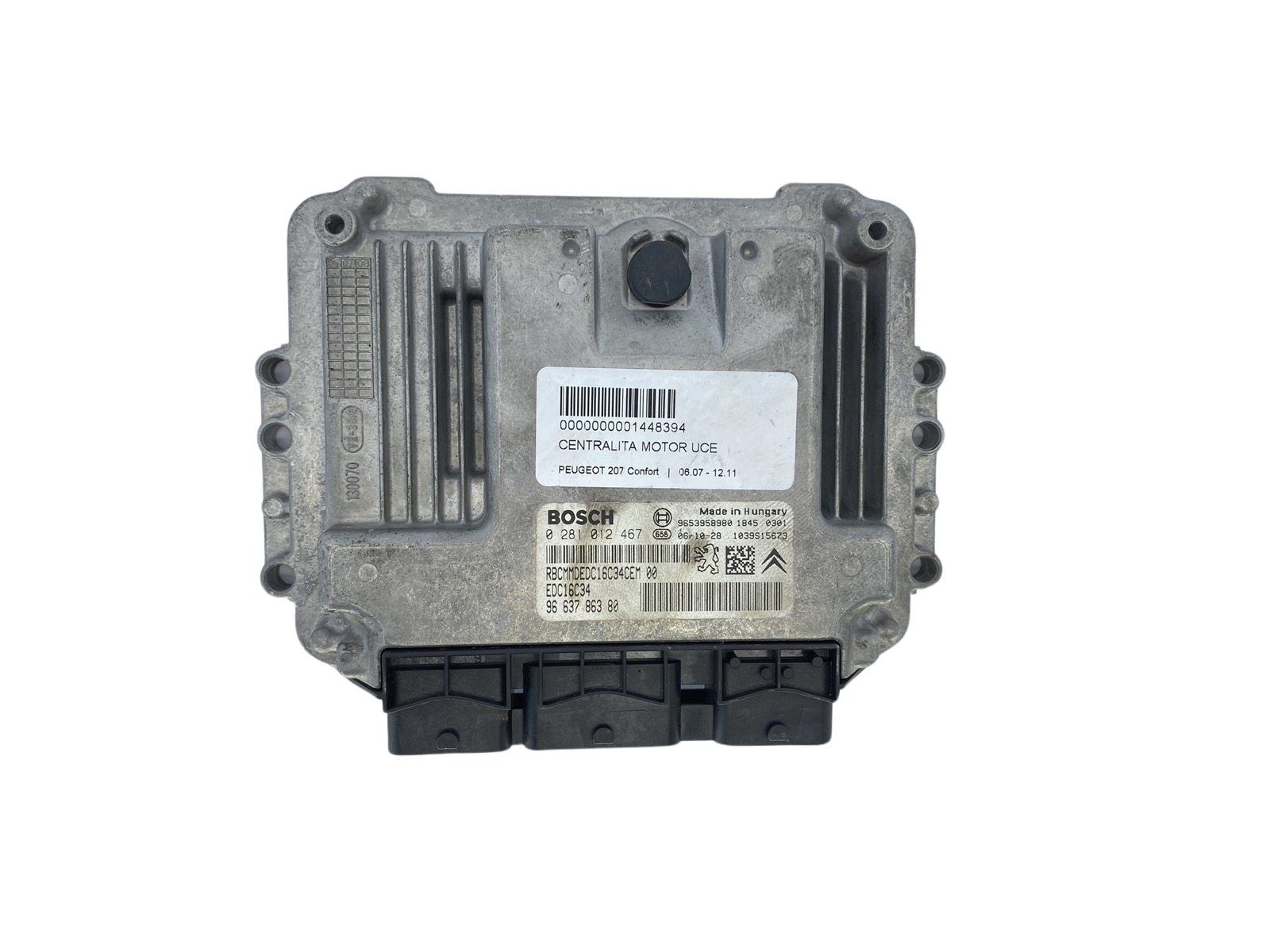 Ohjausyksikkö 0281012467 9663786380 9653958980 PSA Bosch 61028 main product photo