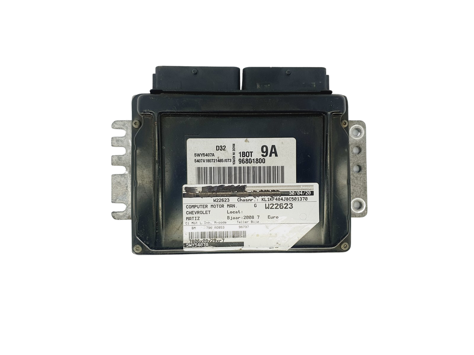 Ohjausyksikkö 96801800 5WY5407A D32 1B0T 9A Chevrolet Kemsco 43650 main product photo