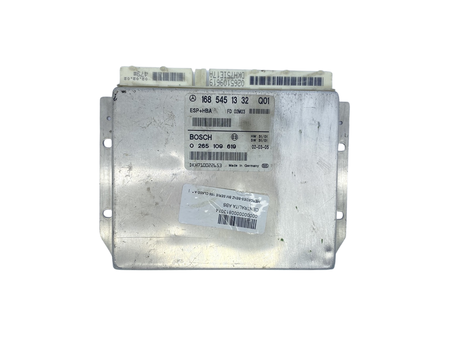 Ohjausyksikkö 1685451332Q01 0265109619 Mercedes Bosch 62621 main product photo