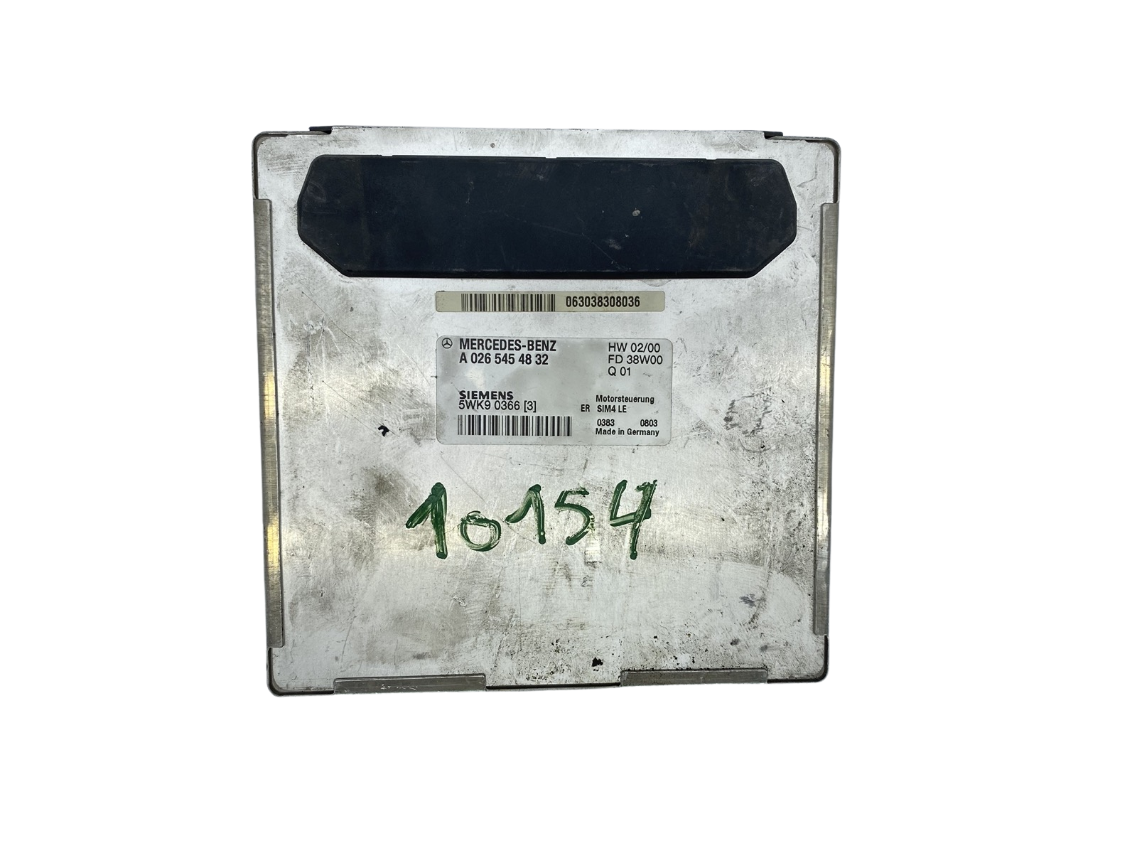Ohjausyksikkö A0265454832 5WK90366 SIM4LE Mercedes Siemens 62592 main product photo