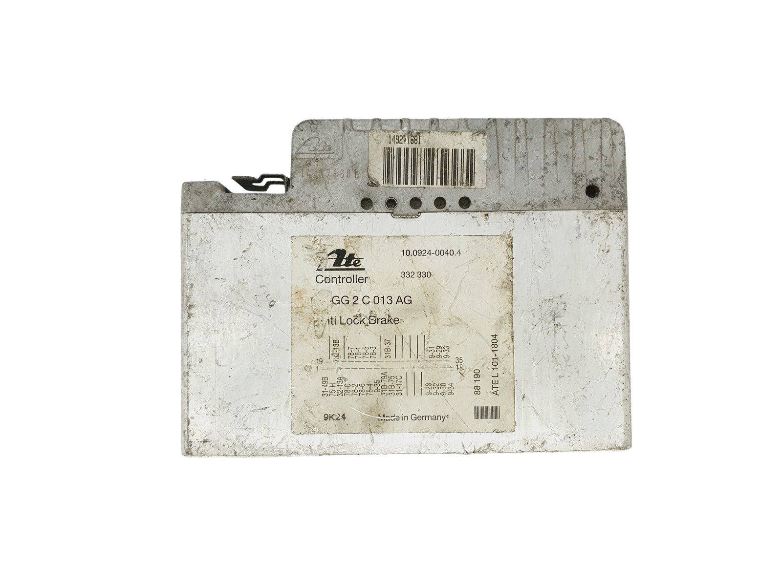 Ohjausyksikkö ABS 85GG2C013AG 10.0924-0040.4 Ford Ate 36874 main product photo