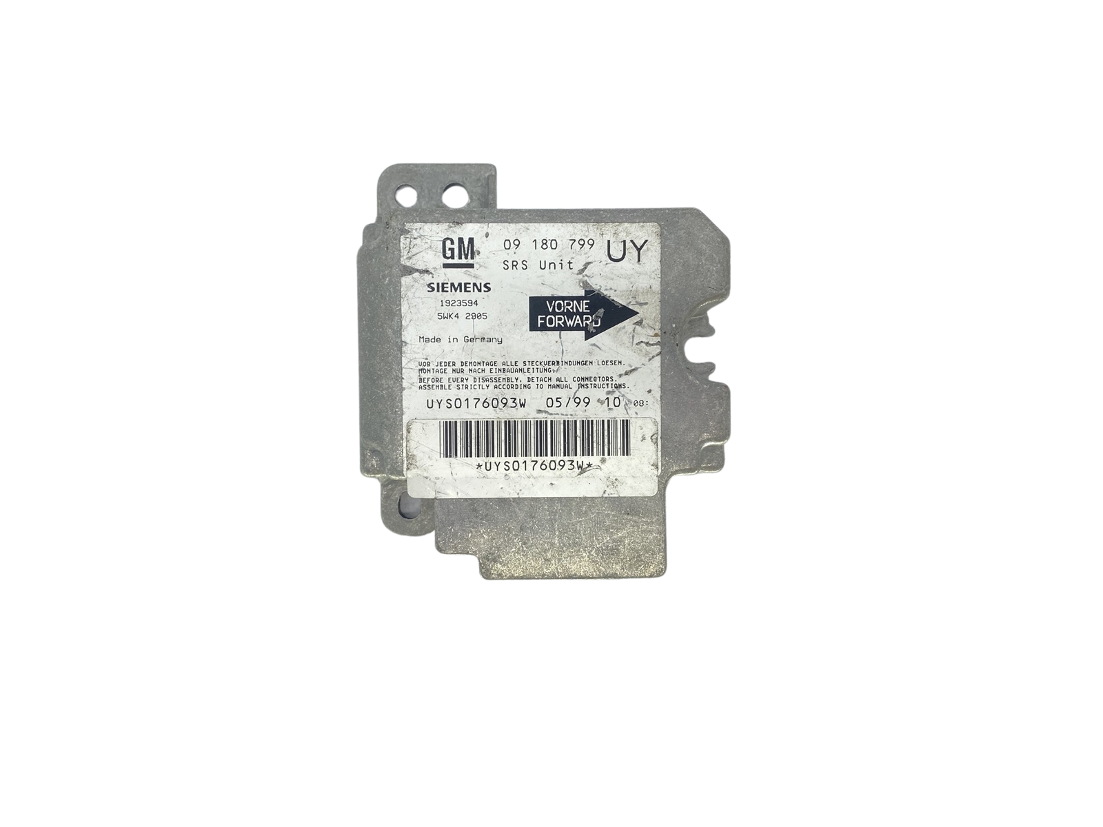 Ohjausyksikkö 09180799 5WK42905 Opel Siemens 58468 main product photo