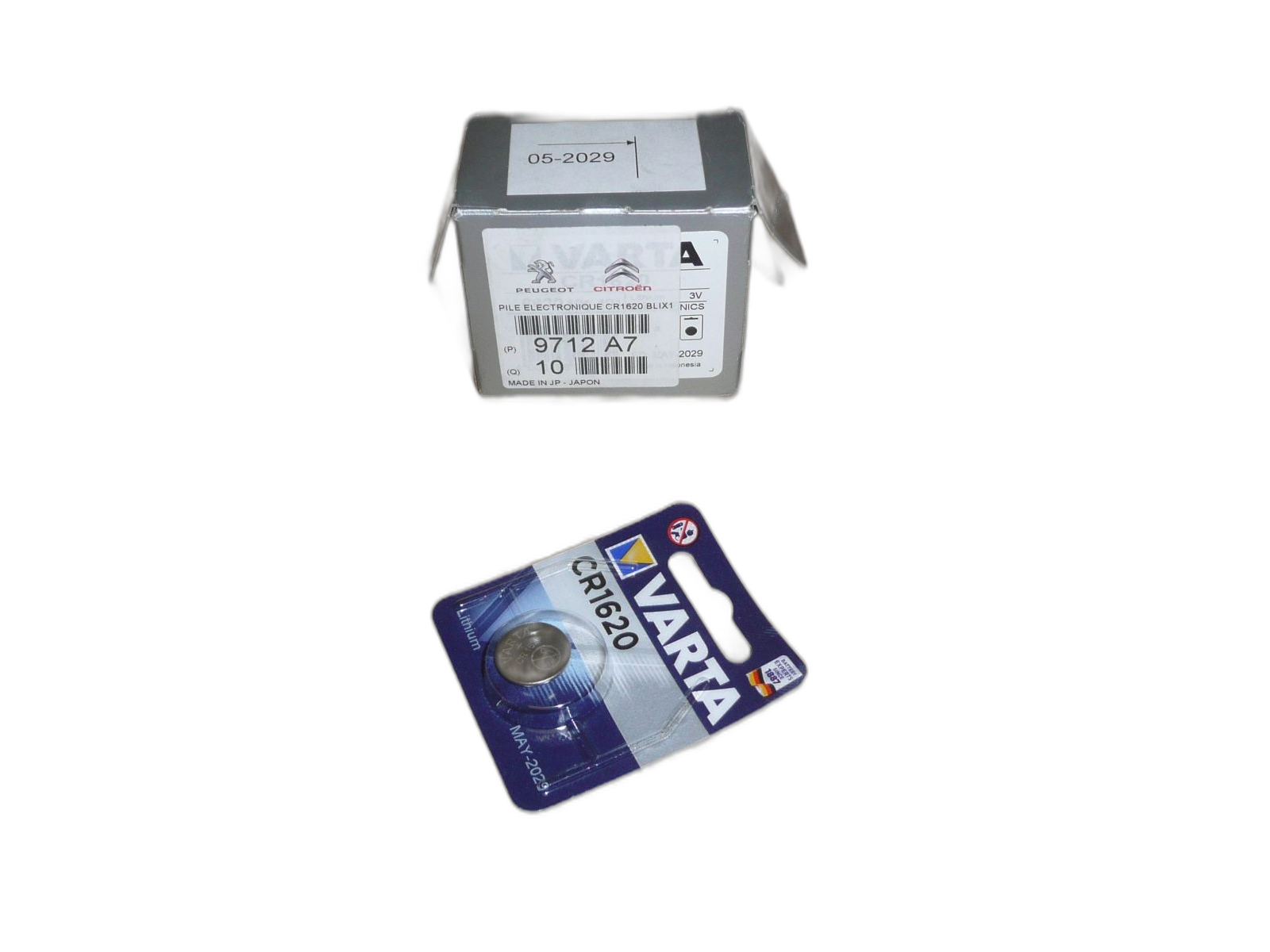 Akku Uusi Alkuperäinen 9712.A7 9712A7 Citroen Peugeot main product photo