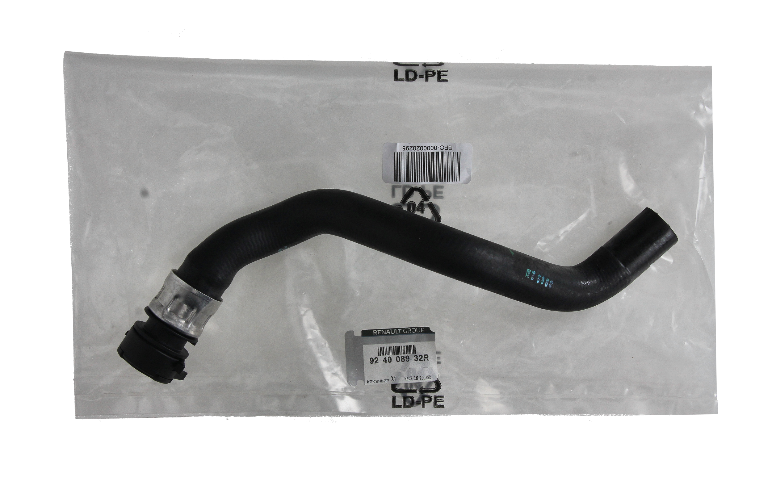 Jäähdytysnesteen letku Uusi Alkuperäinen 924008932R Renault main product photo